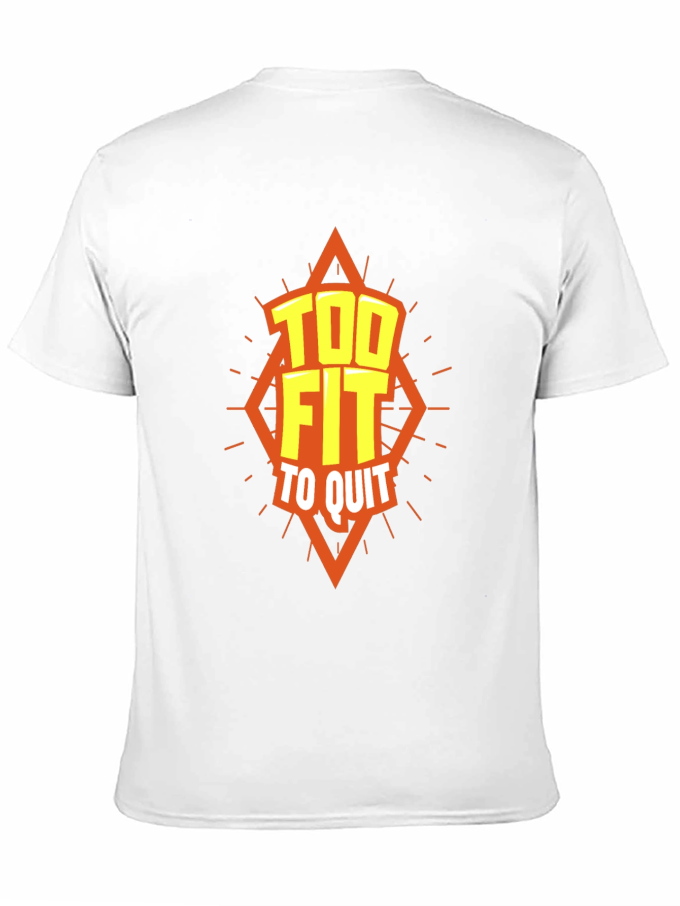 Too Fit To Quit Graphic T-Shirt - Motivation Apparel