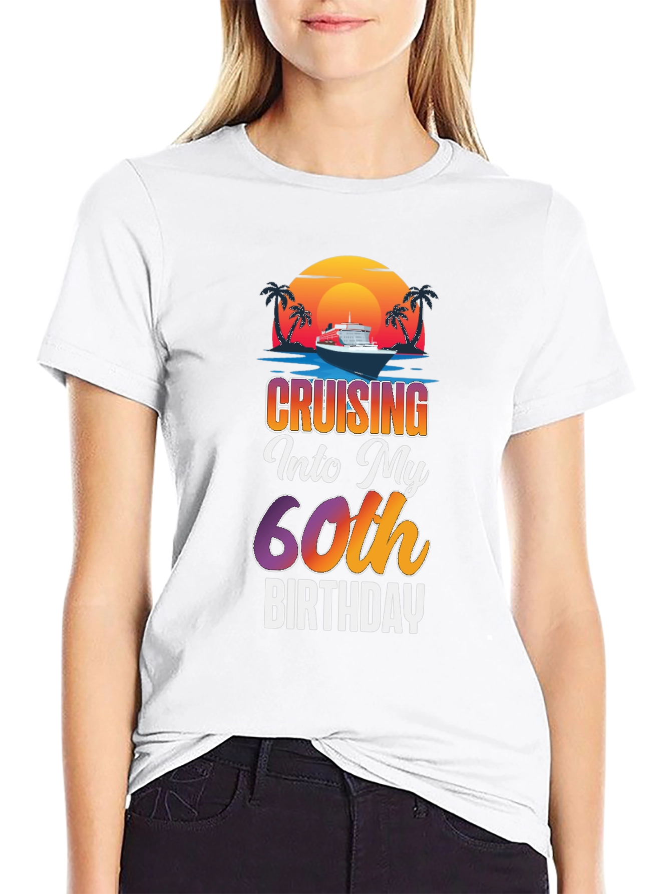 Cruising Into My 60th Birthday T-Shirt