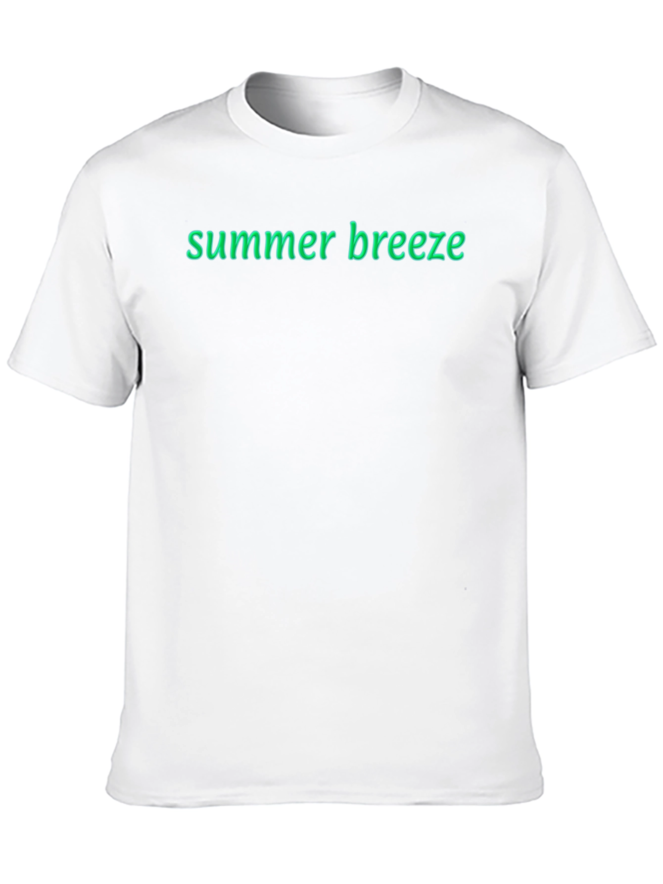 Summer Breeze Graphic Tee - Casual Black T-Shirt