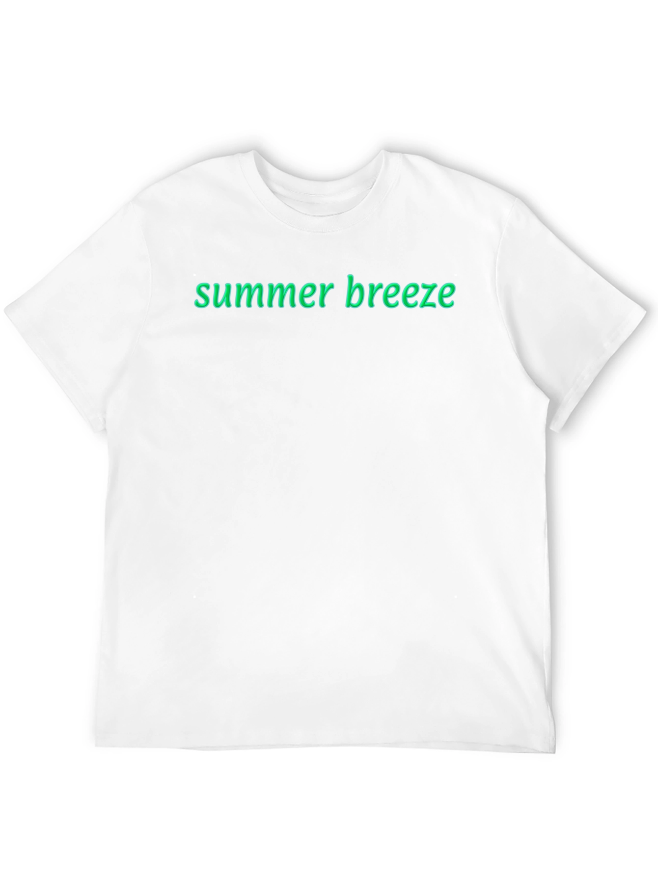 Summer Breeze Graphic Tee - Casual Black T-Shirt