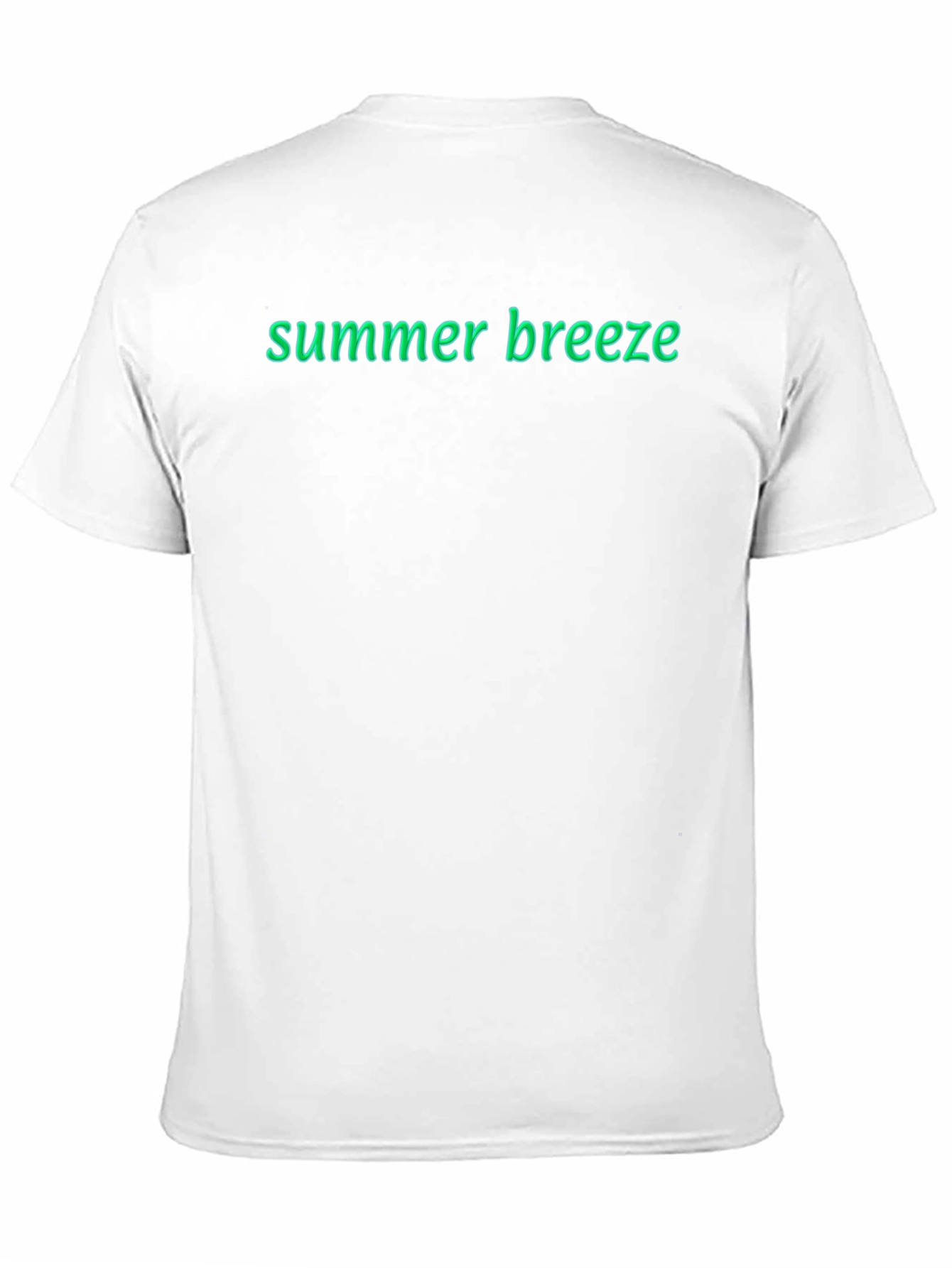 Summer Breeze Graphic Tee - Casual Black T-Shirt