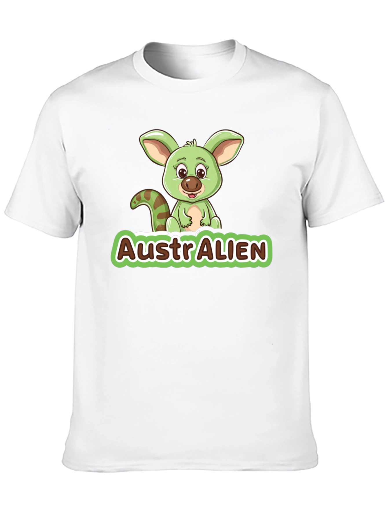 AustrAlien Graphic Tee - Cute Alien T-Shirt