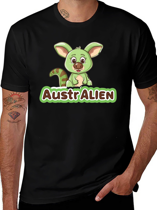 AustrAlien Graphic Tee - Cute Alien T-Shirt
