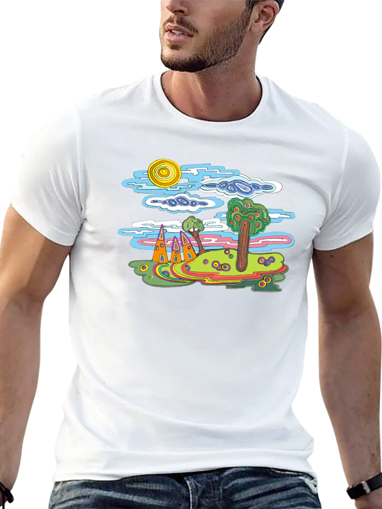 Psychedelic Landscape T-Shirt