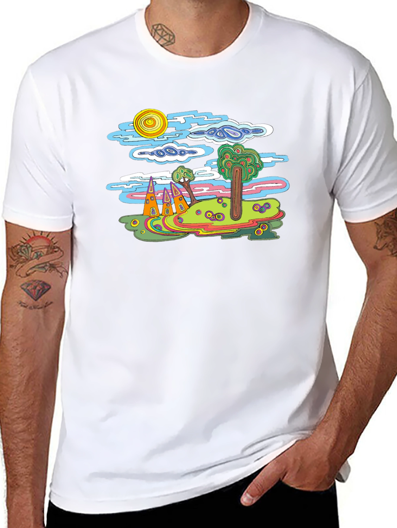 Psychedelic Landscape T-Shirt