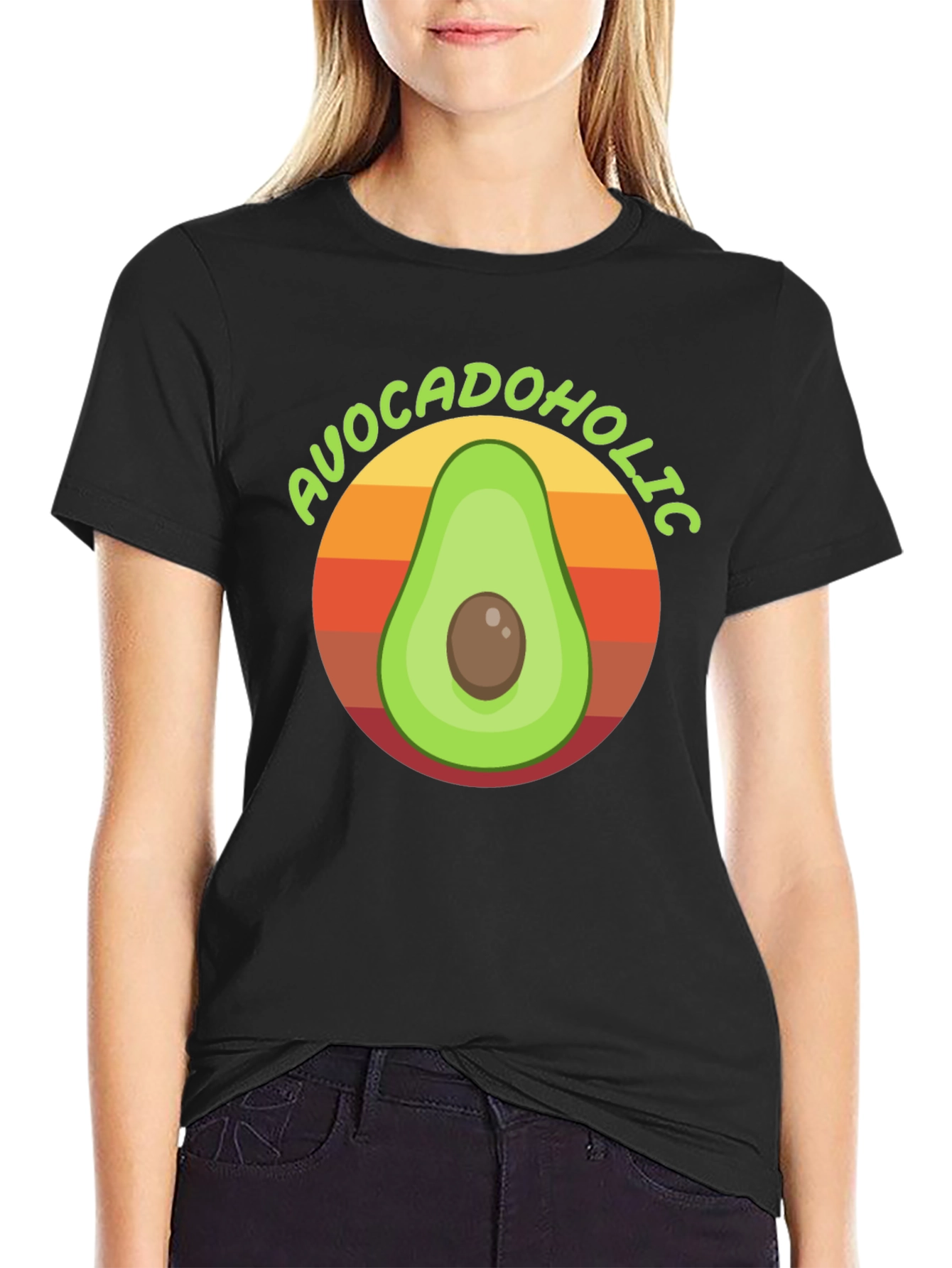 Avocadoholic T-Shirt - Funny Avocado Lover Tee