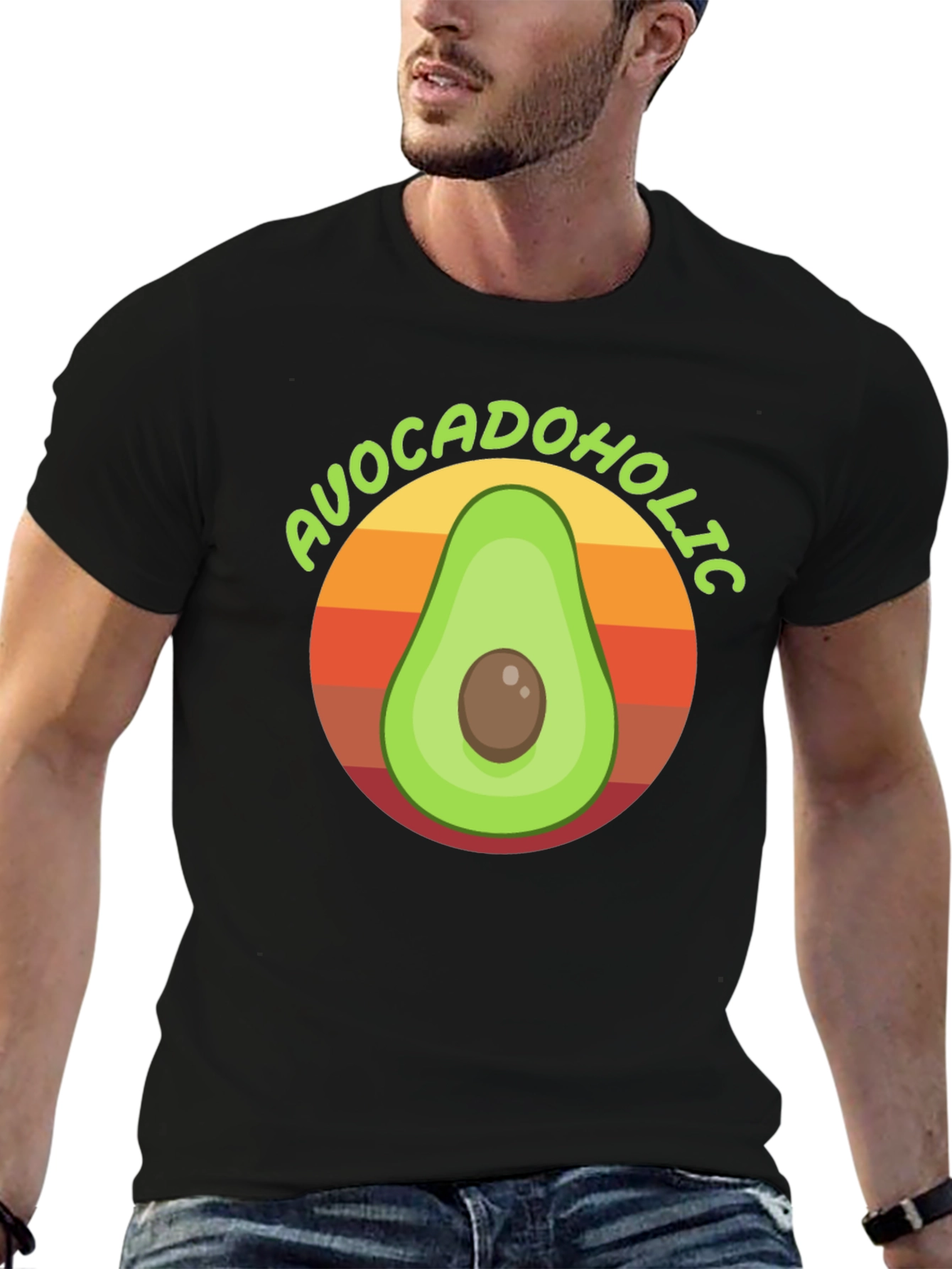 Avocadoholic T-Shirt - Funny Avocado Lover Tee