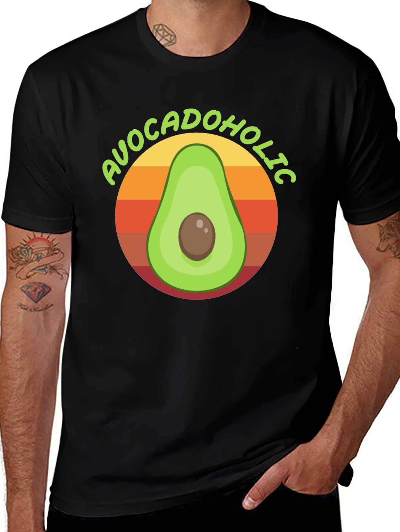 Avocadoholic T-Shirt - Funny Avocado Lover Tee