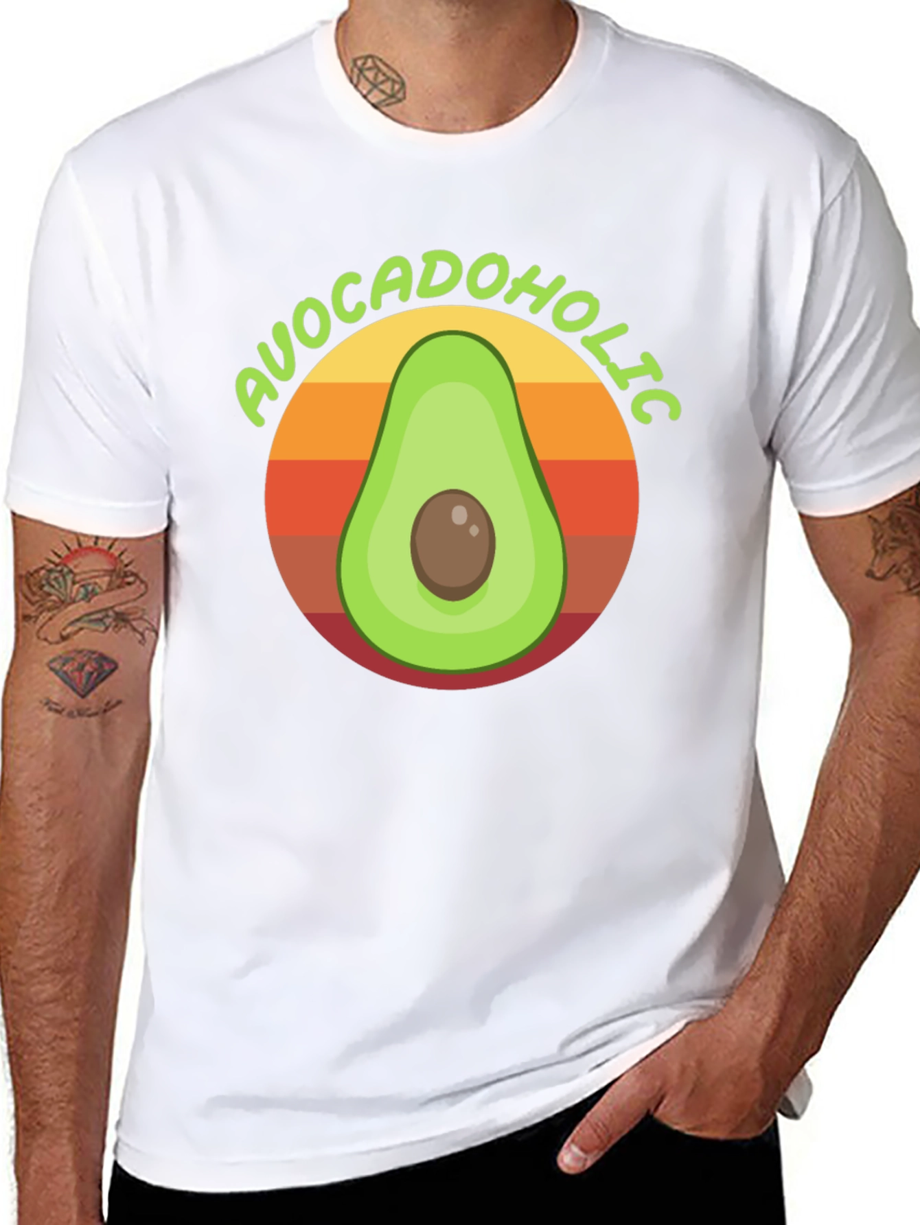 Avocadoholic T-Shirt - Funny Avocado Lover Tee