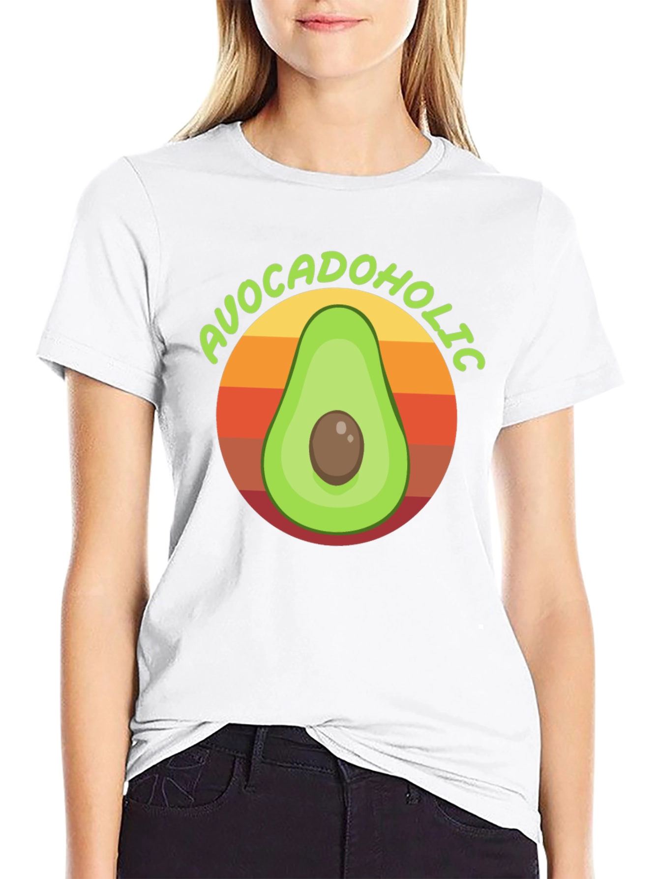 Avocadoholic T-Shirt - Funny Avocado Lover Tee