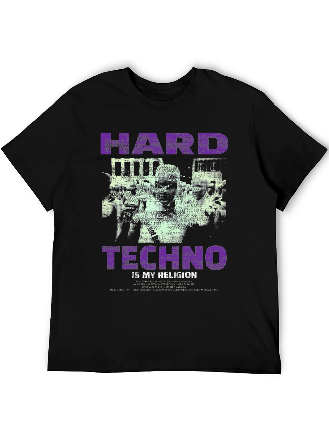 Hard Techno Religion Graphic Tee