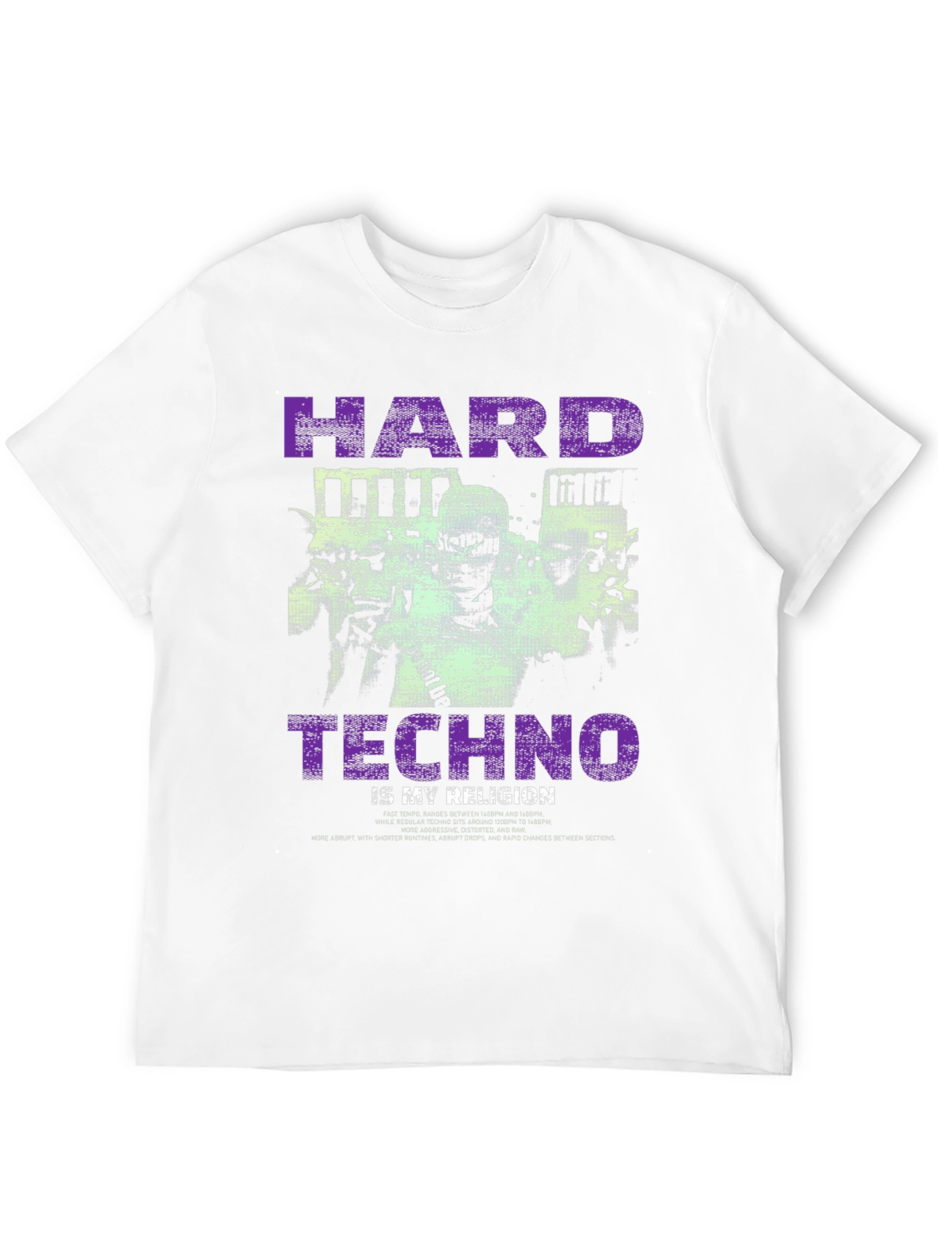 Hard Techno Religion Graphic Tee