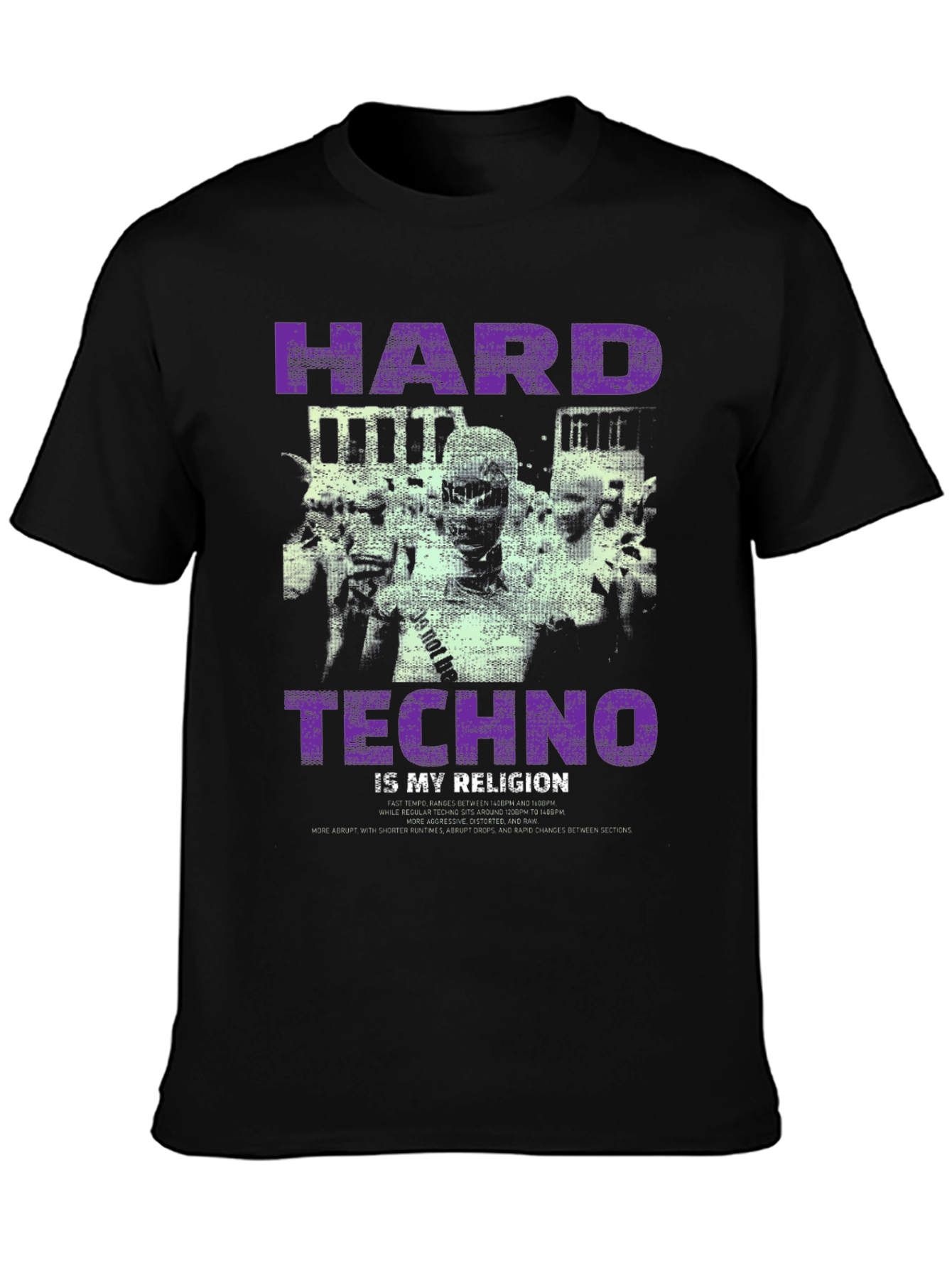 Hard Techno Religion Graphic Tee