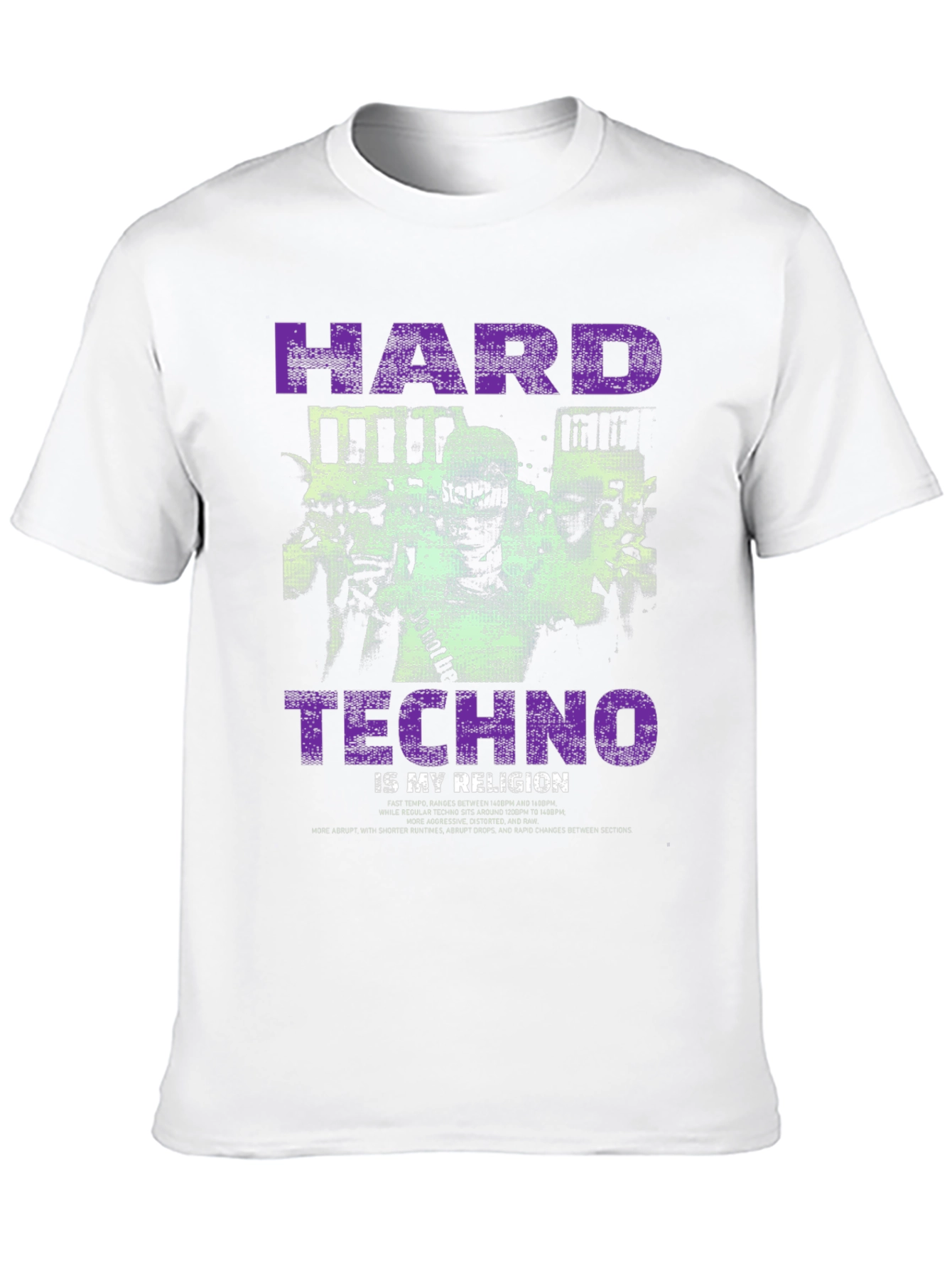 Hard Techno Religion Graphic Tee