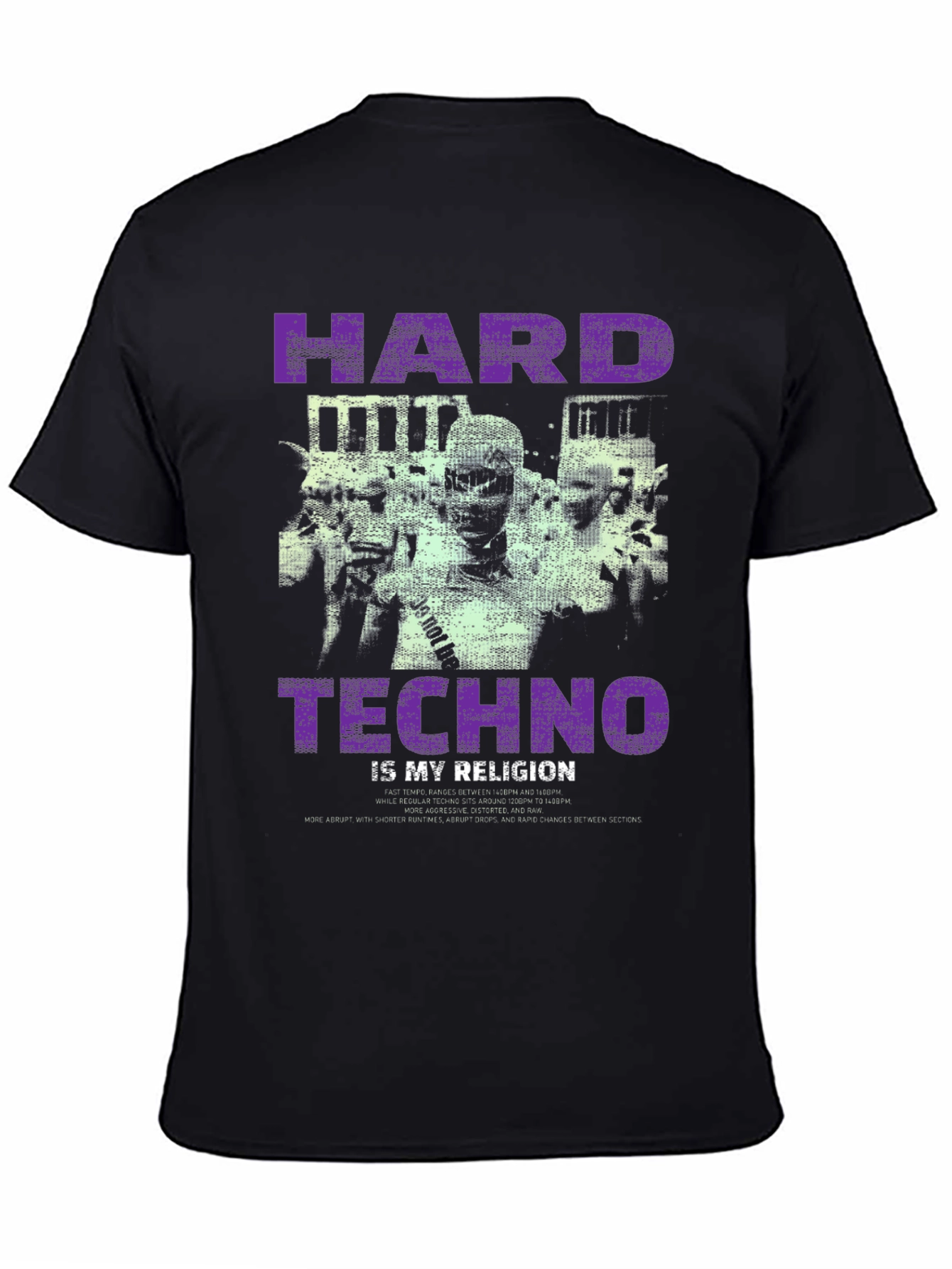 Hard Techno Religion Graphic Tee