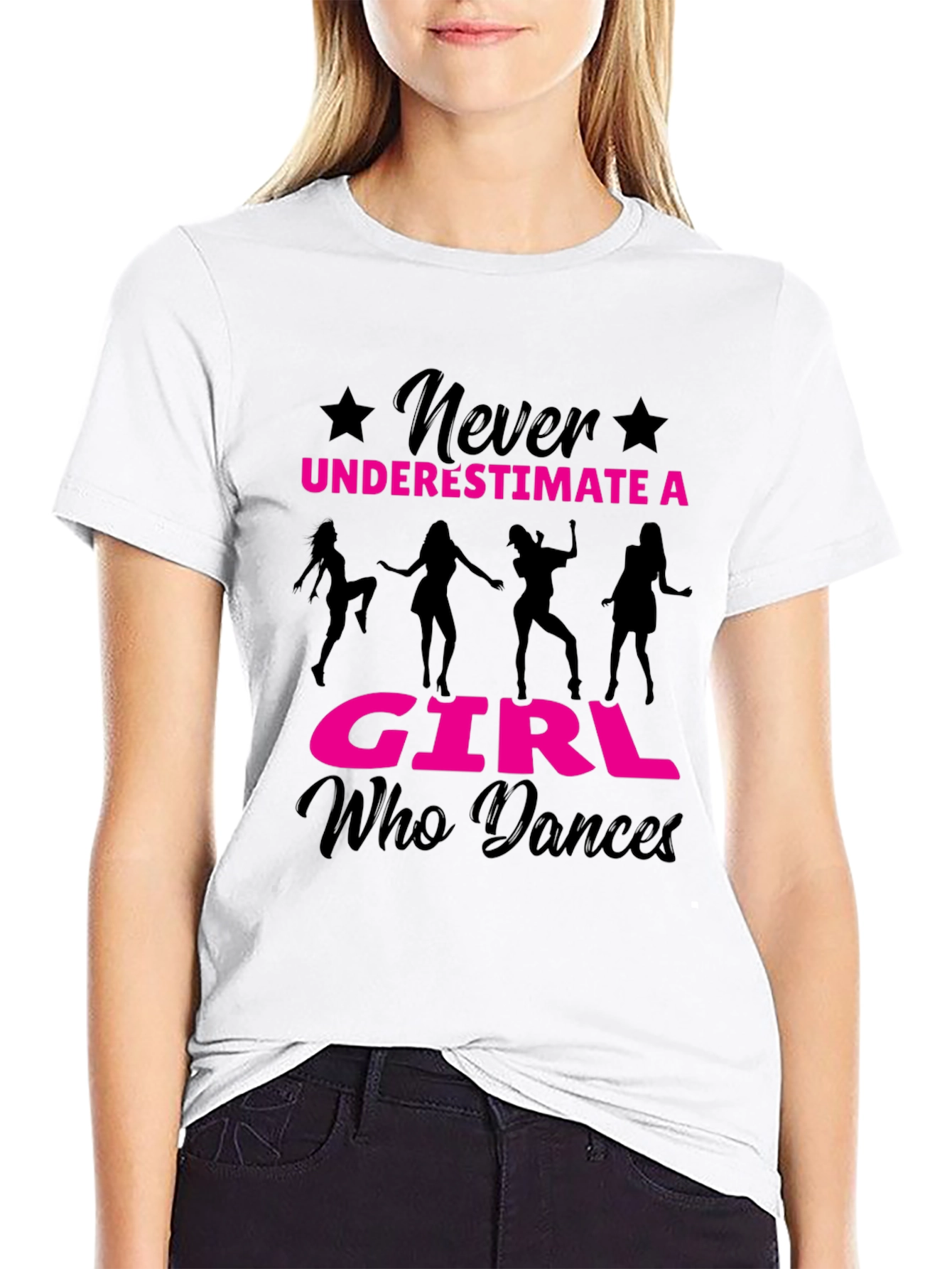Never Underestimate a Girl Who Dances T-Shirt
