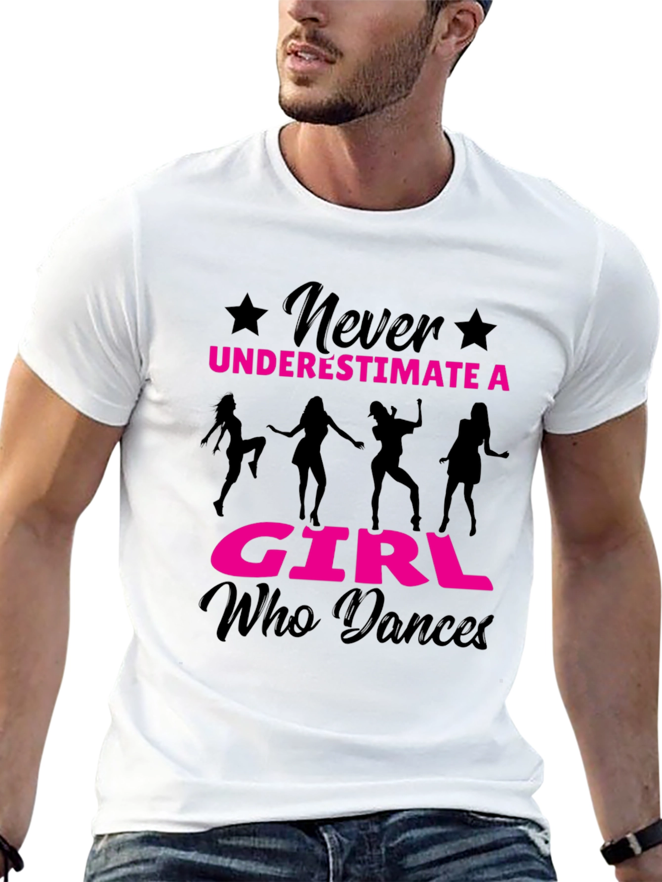 Never Underestimate a Girl Who Dances T-Shirt