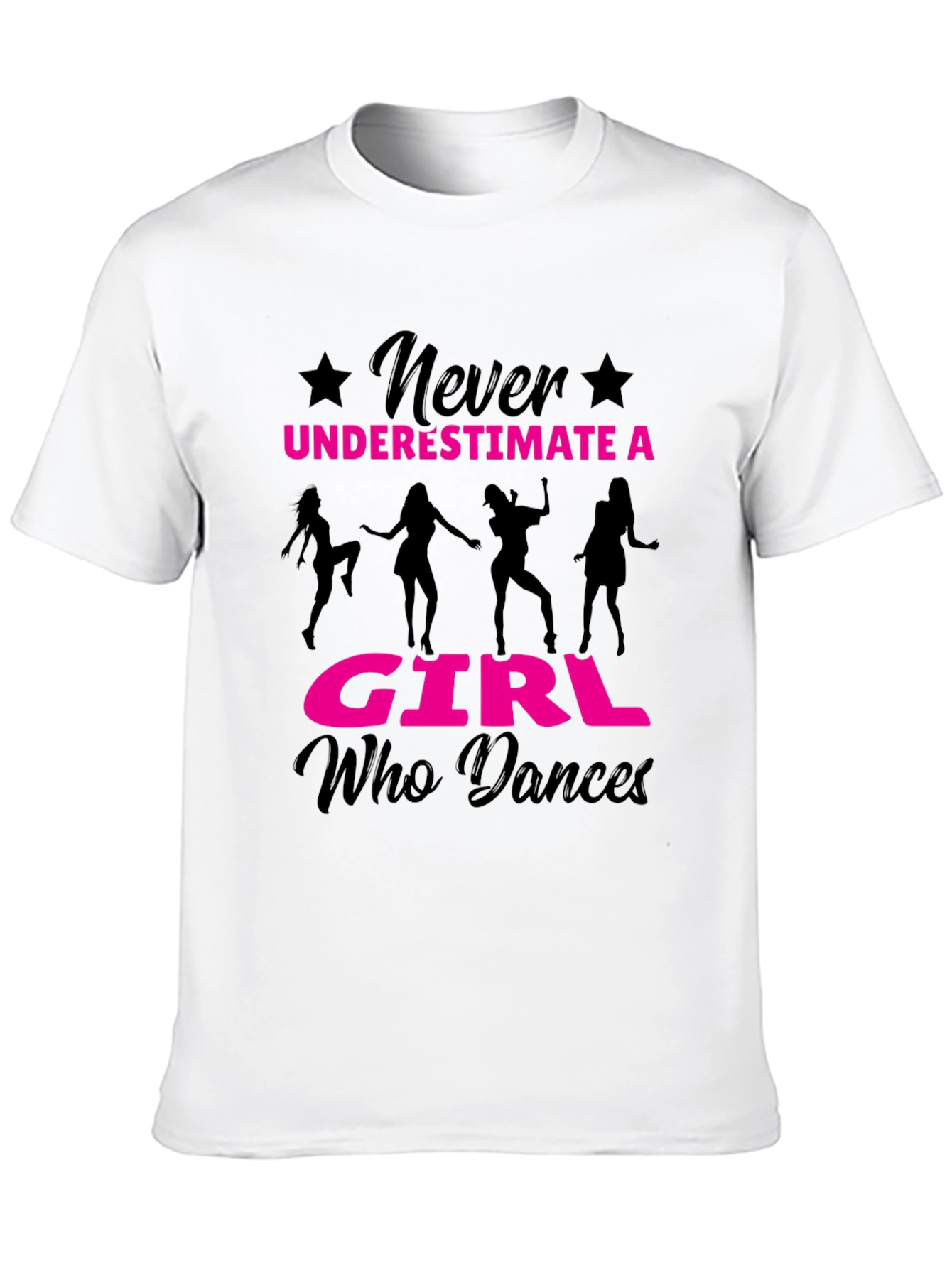 Never Underestimate a Girl Who Dances T-Shirt