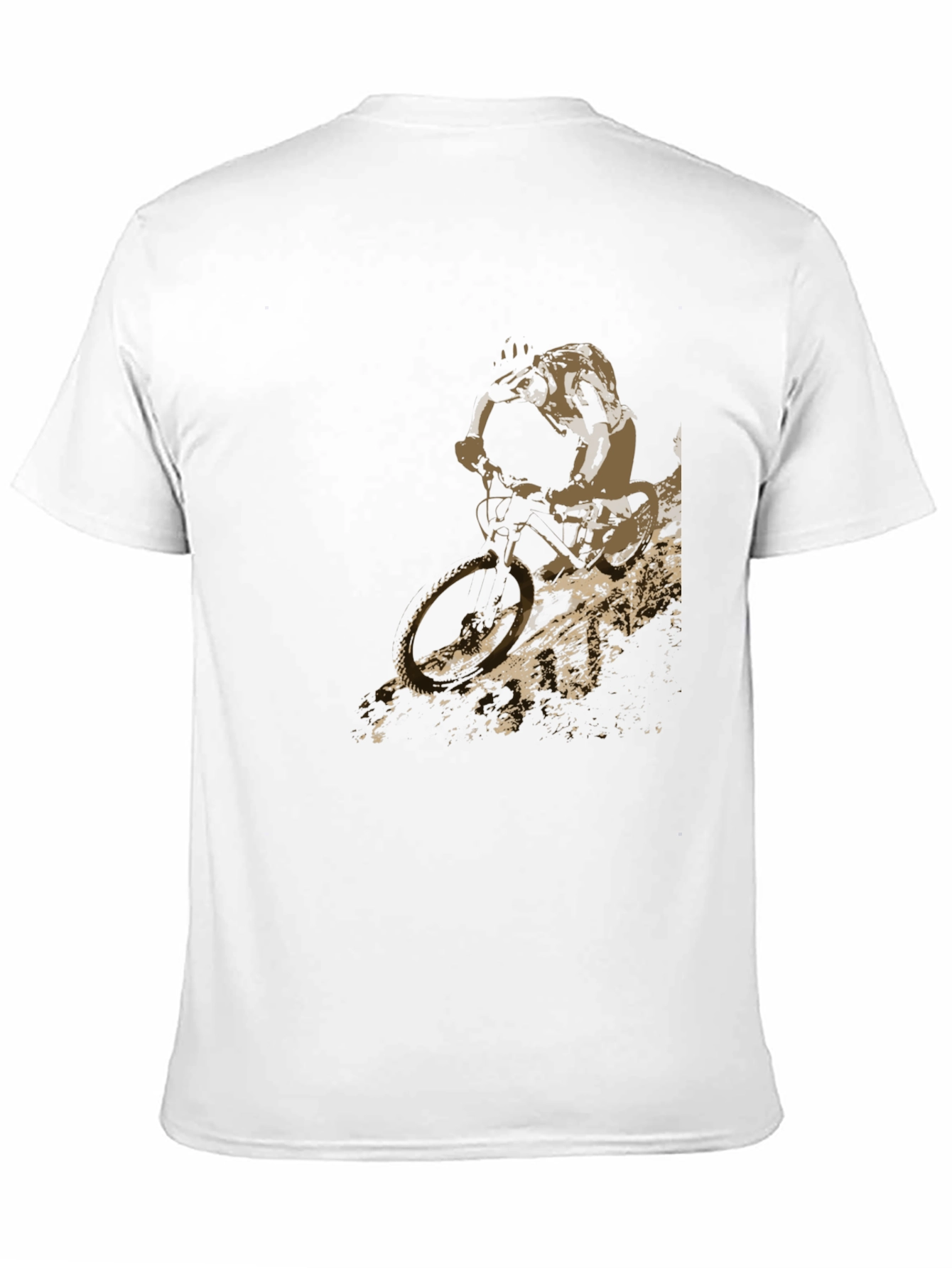 Mountain Biker Graphic T-Shirt - Black