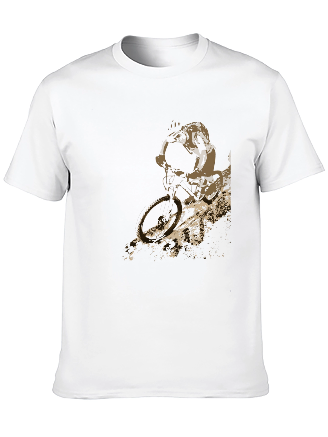 Mountain Biker Graphic T-Shirt - Black