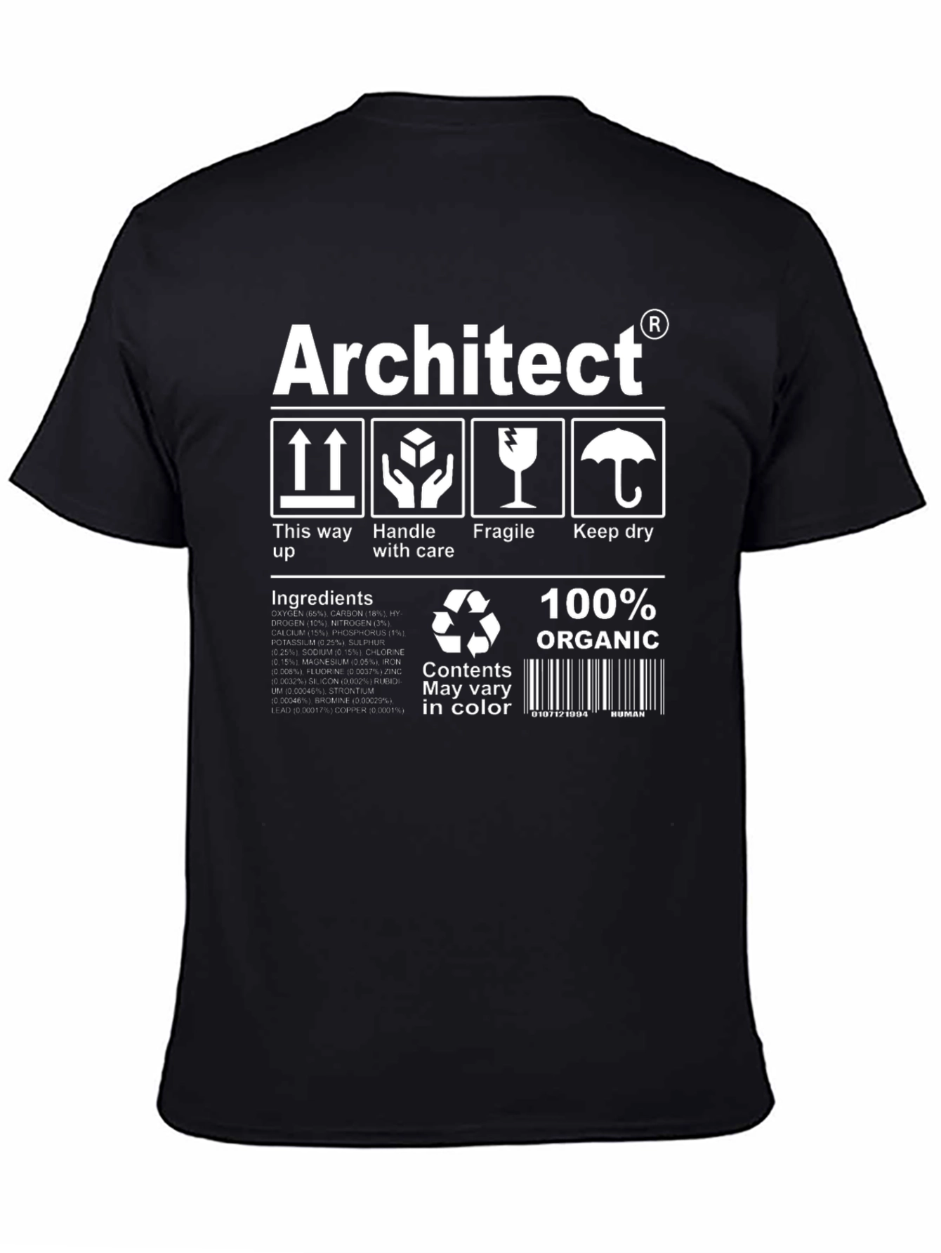 Architect Graphic T-Shirt - 100% Organic