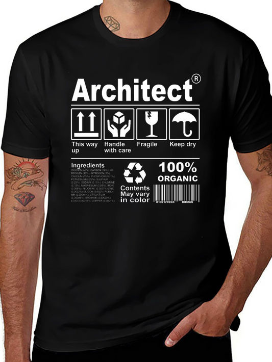 Architect Graphic T-Shirt - 100% Organic