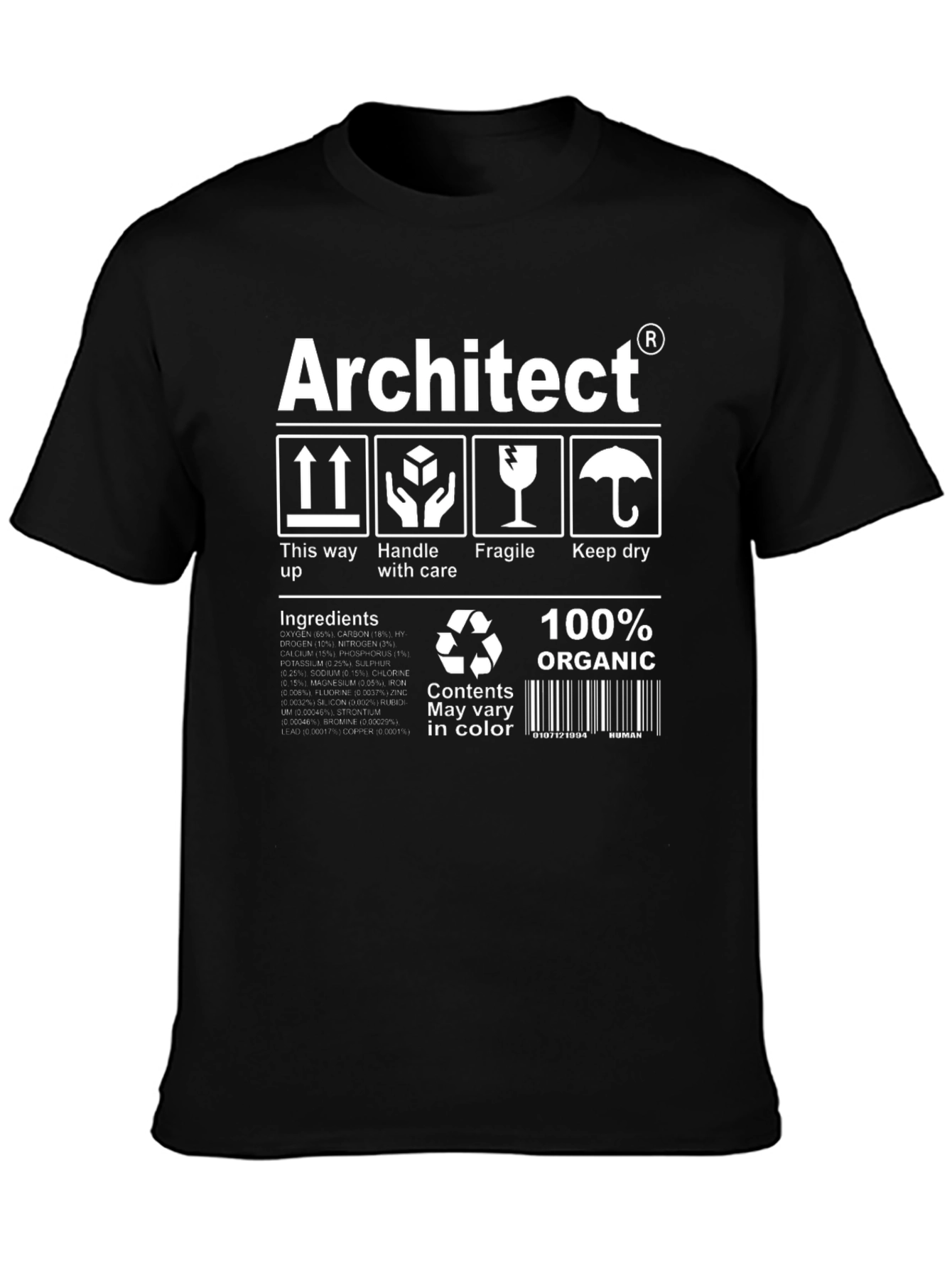 Architect Graphic T-Shirt - 100% Organic