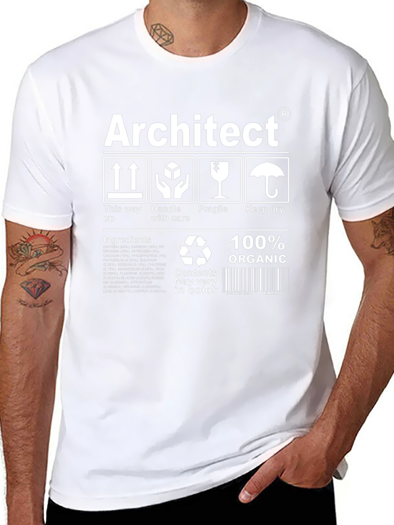 Architect Graphic T-Shirt - 100% Organic