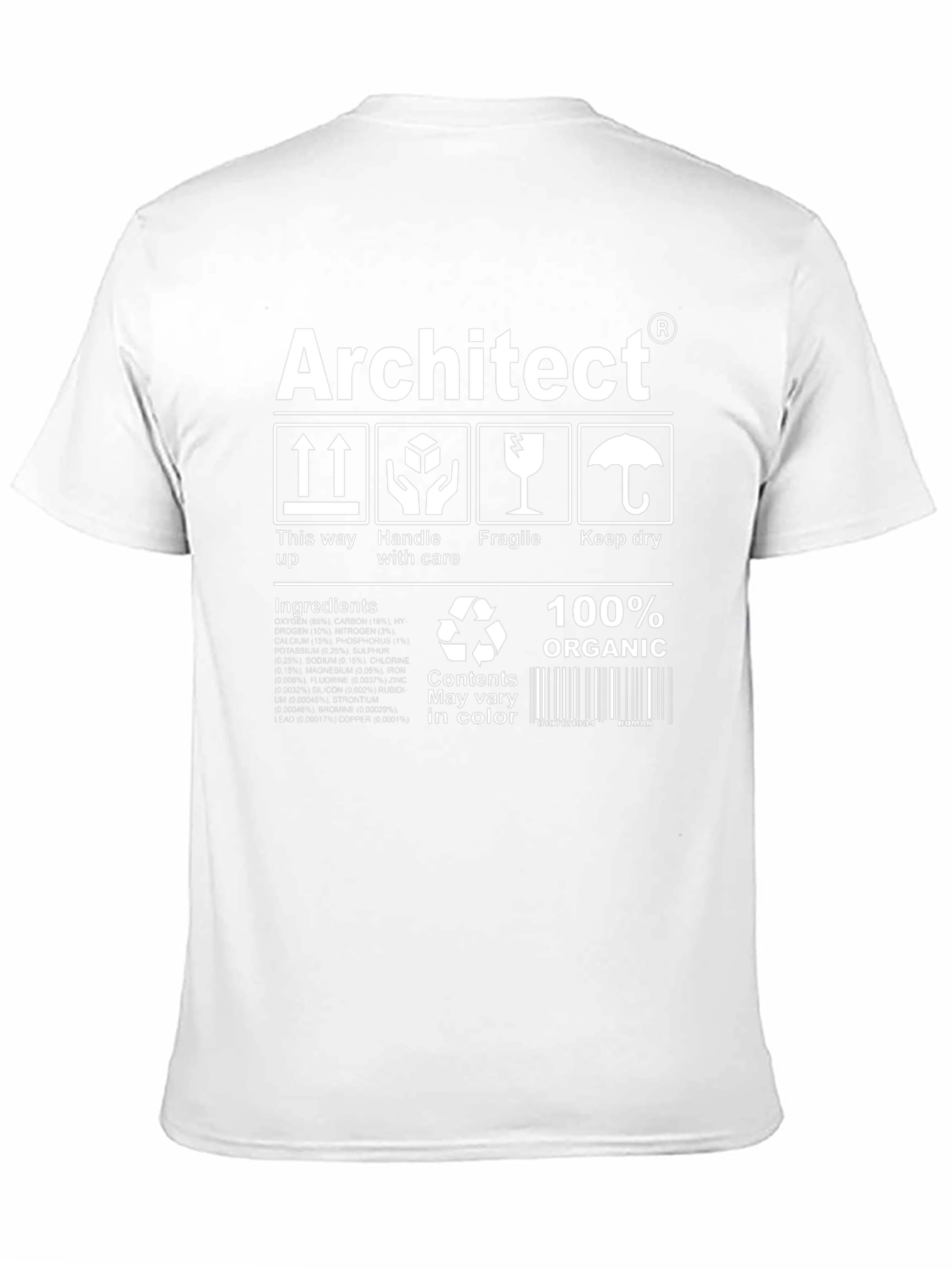 Architect Graphic T-Shirt - 100% Organic