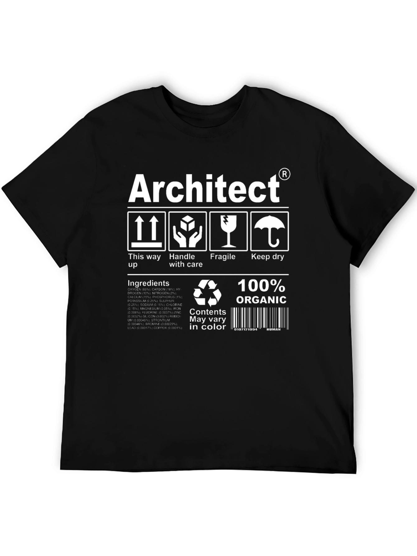 Architect Graphic T-Shirt - 100% Organic