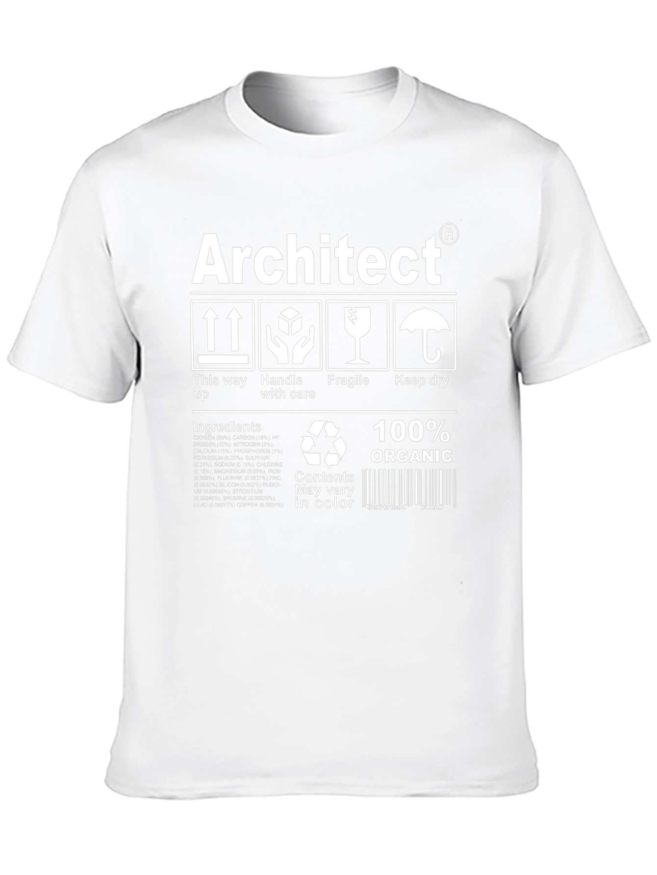 Architect Graphic T-Shirt - 100% Organic