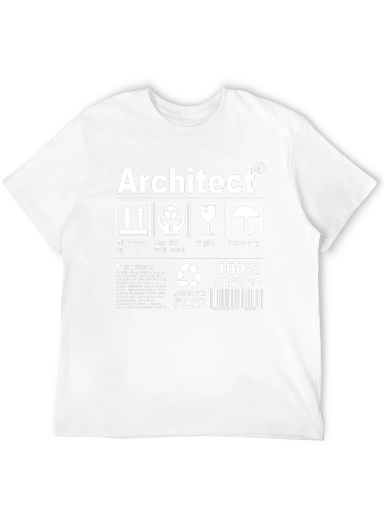 Architect Graphic T-Shirt - 100% Organic