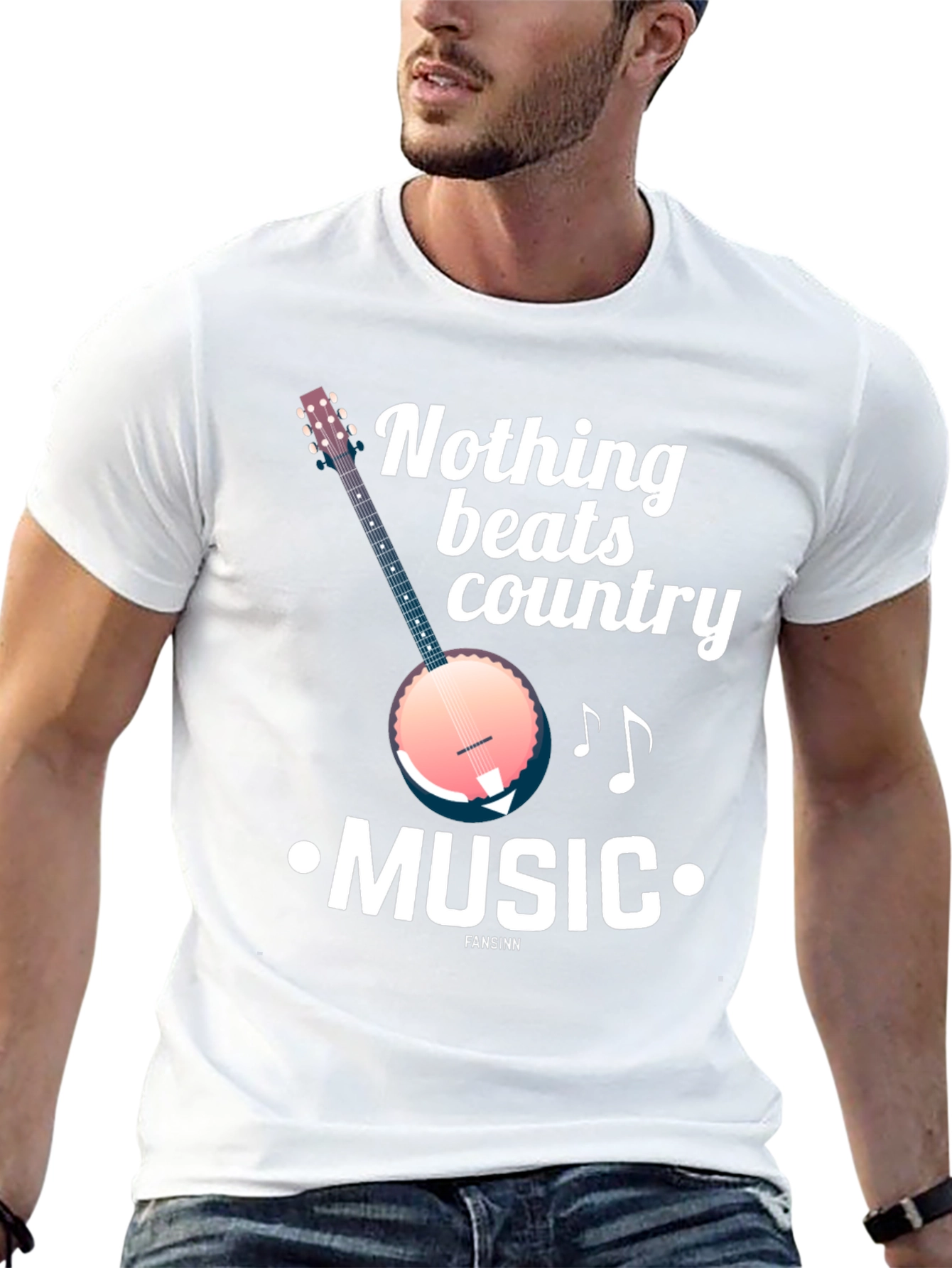 Country Music Banjo Graphic T-Shirt