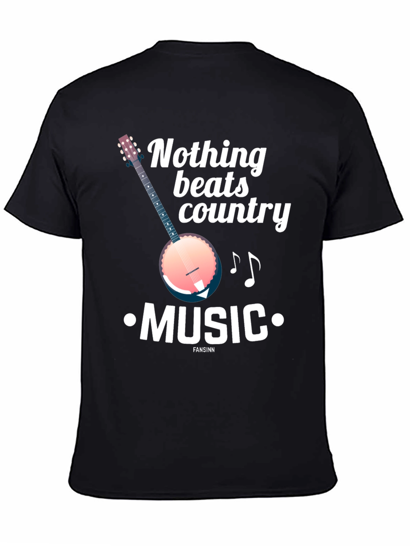 Country Music Banjo Graphic T-Shirt