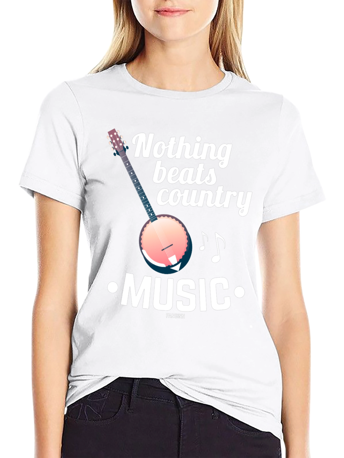 Country Music Banjo Graphic T-Shirt