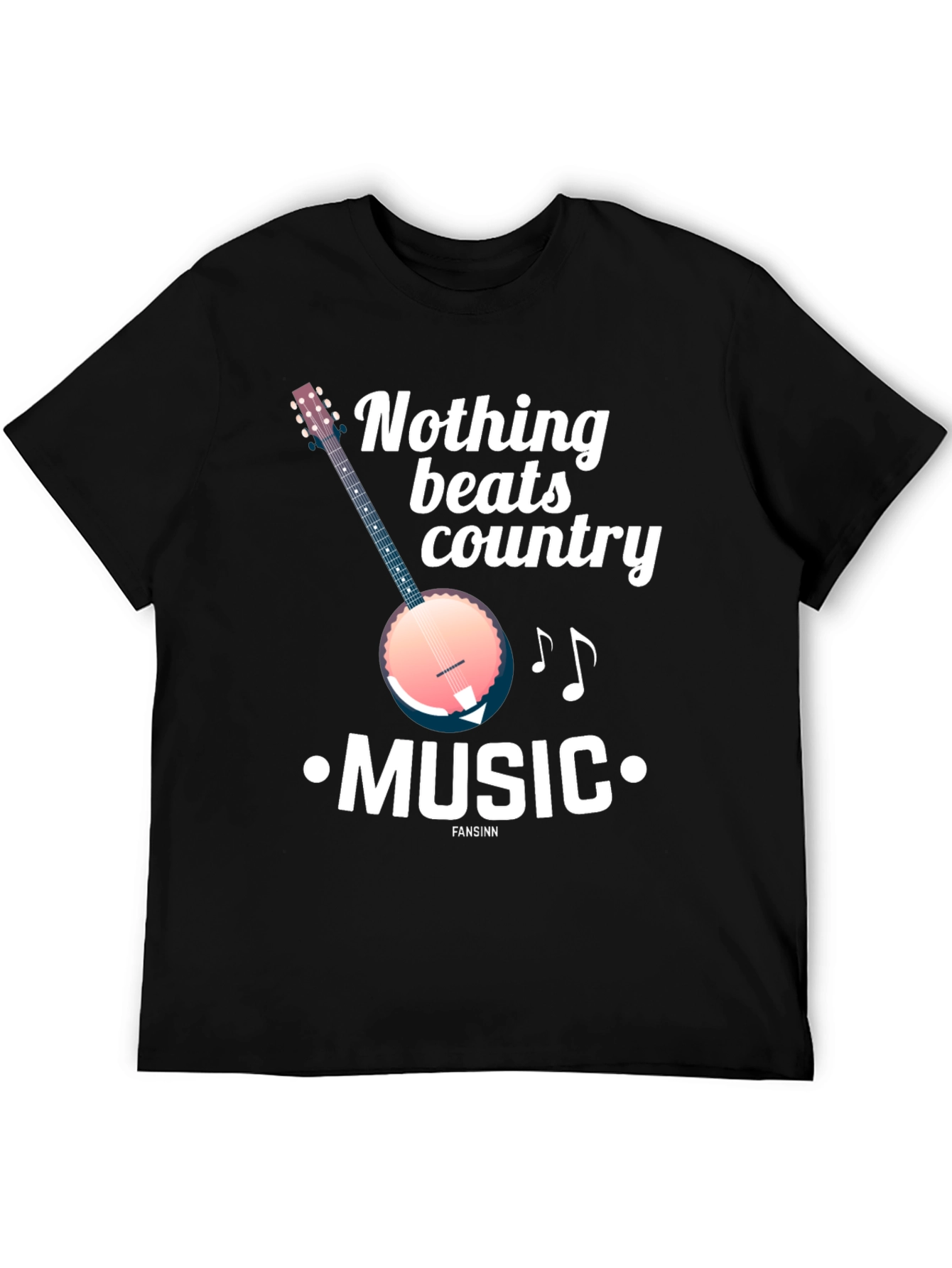 Country Music Banjo Graphic T-Shirt