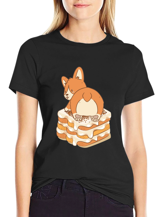 Corgi Butt Pancakes T-Shirt Funny Dog Tee
