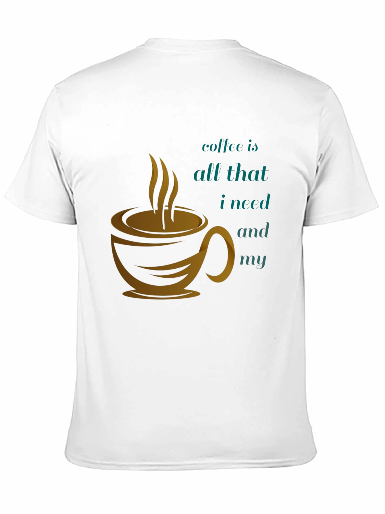 Coffee is All I Need Black Graphic Tee