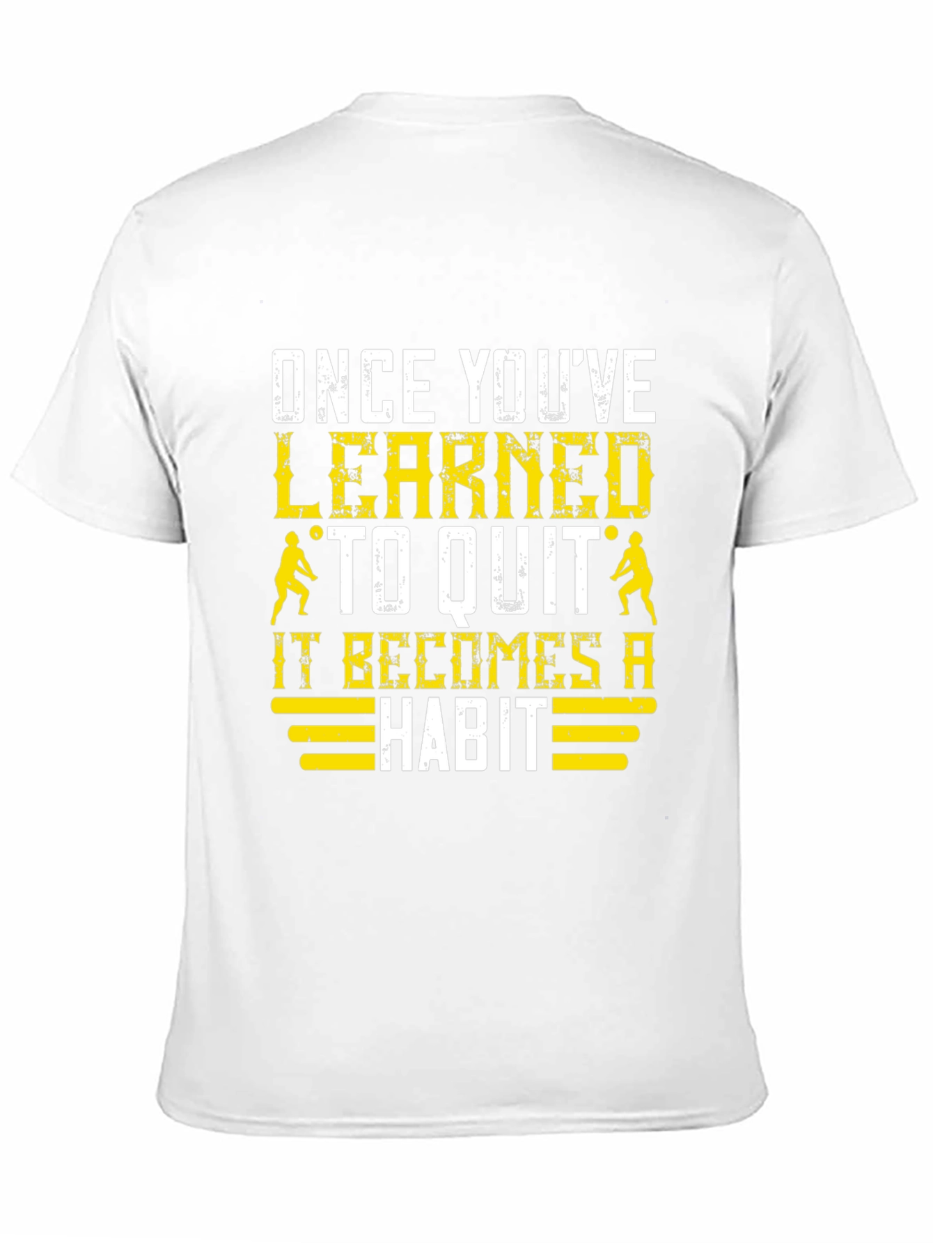 Volleyball Once Youve Learned to Quit Black T-Shirt