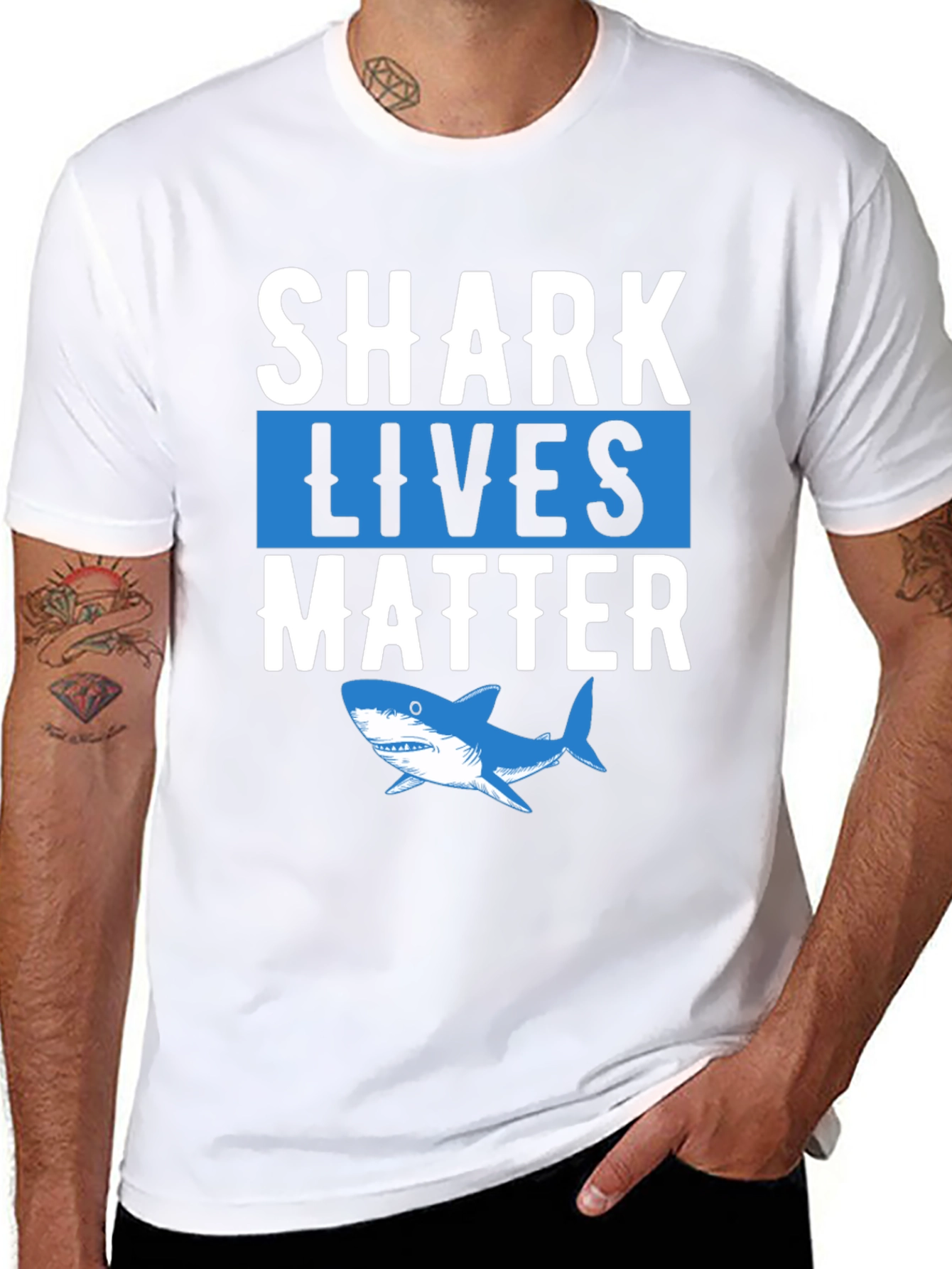 Shark Lives Matter Graphic T-Shirt