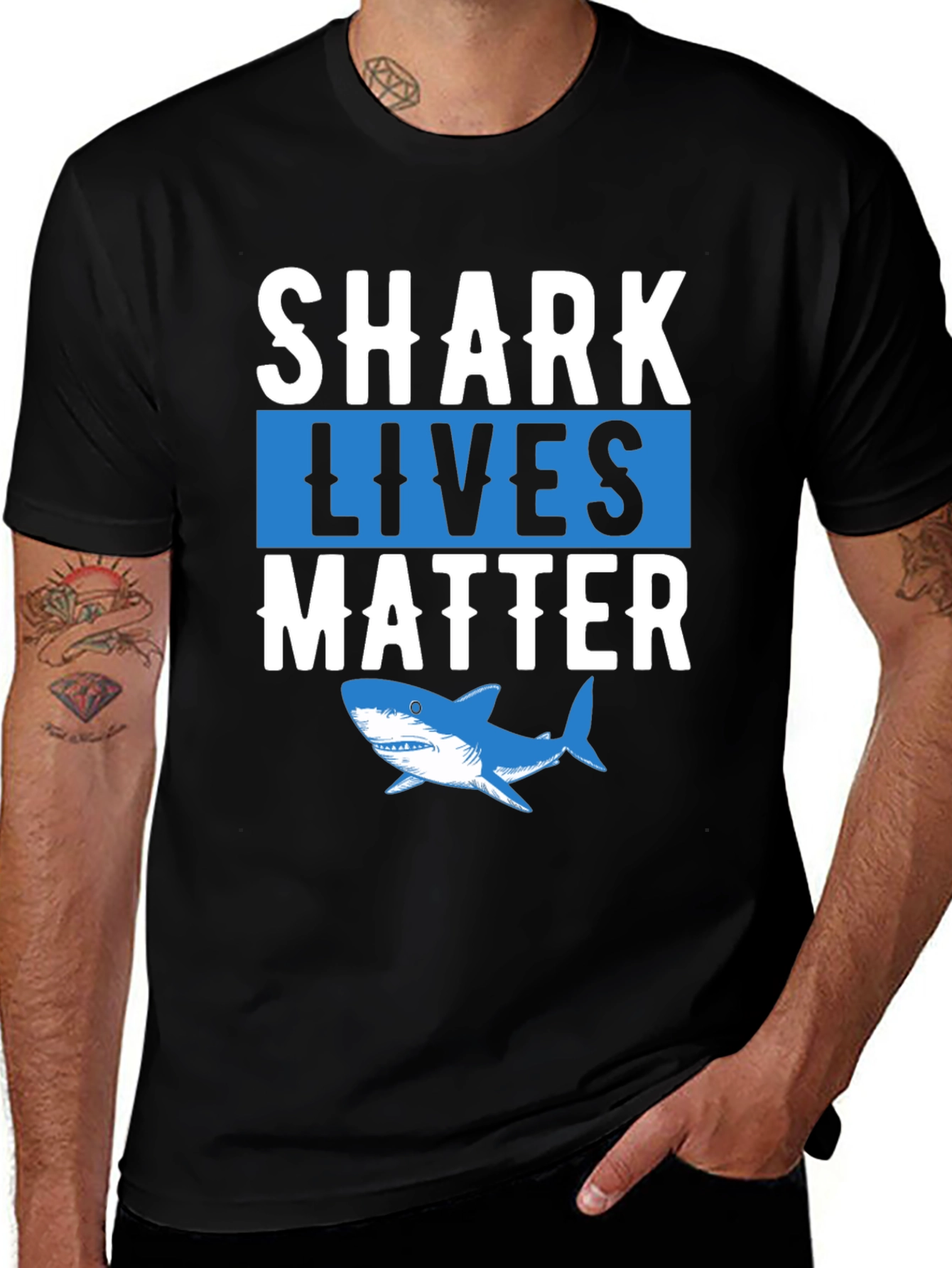 Shark Lives Matter Graphic T-Shirt