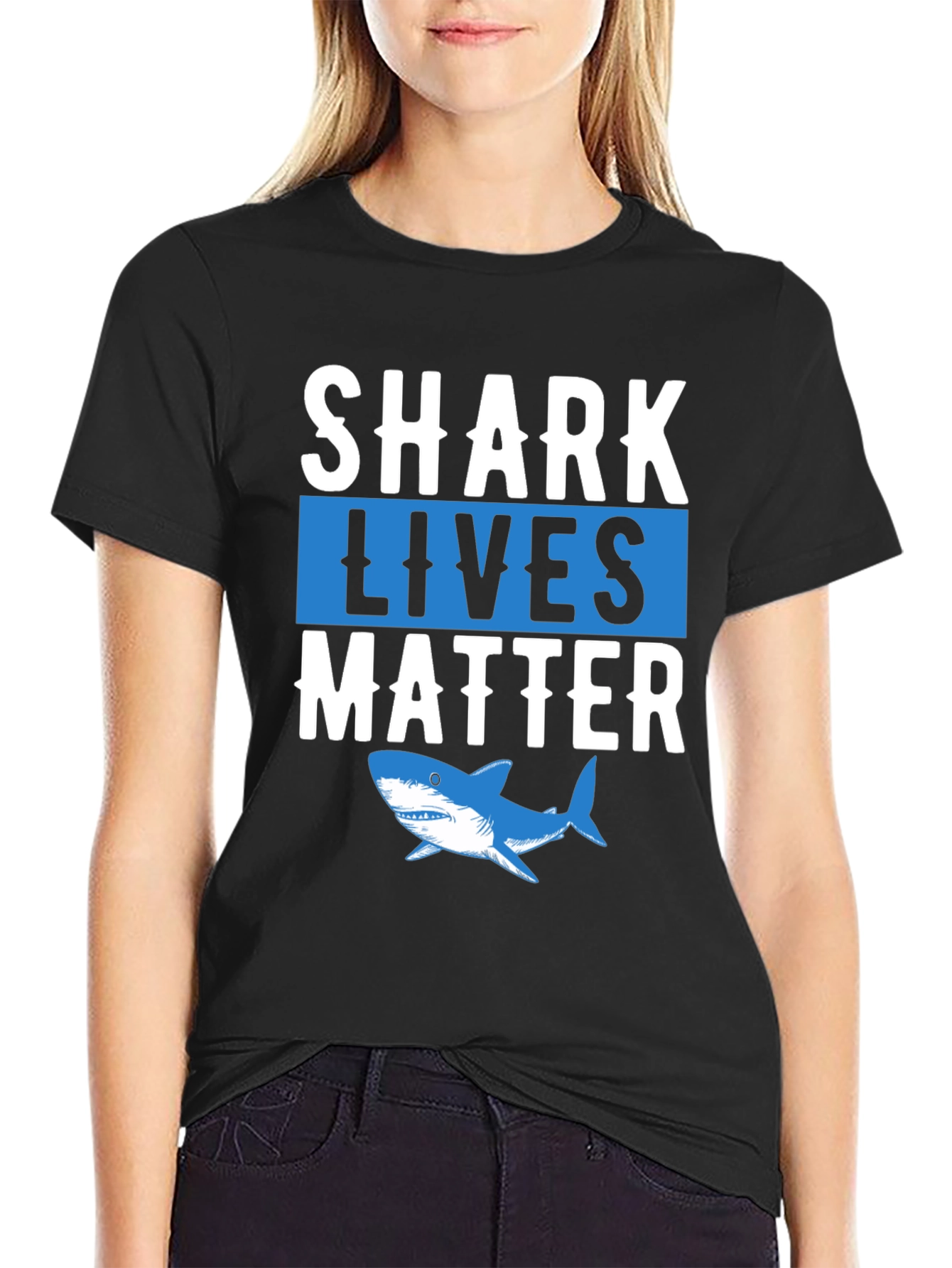 Shark Lives Matter Graphic T-Shirt