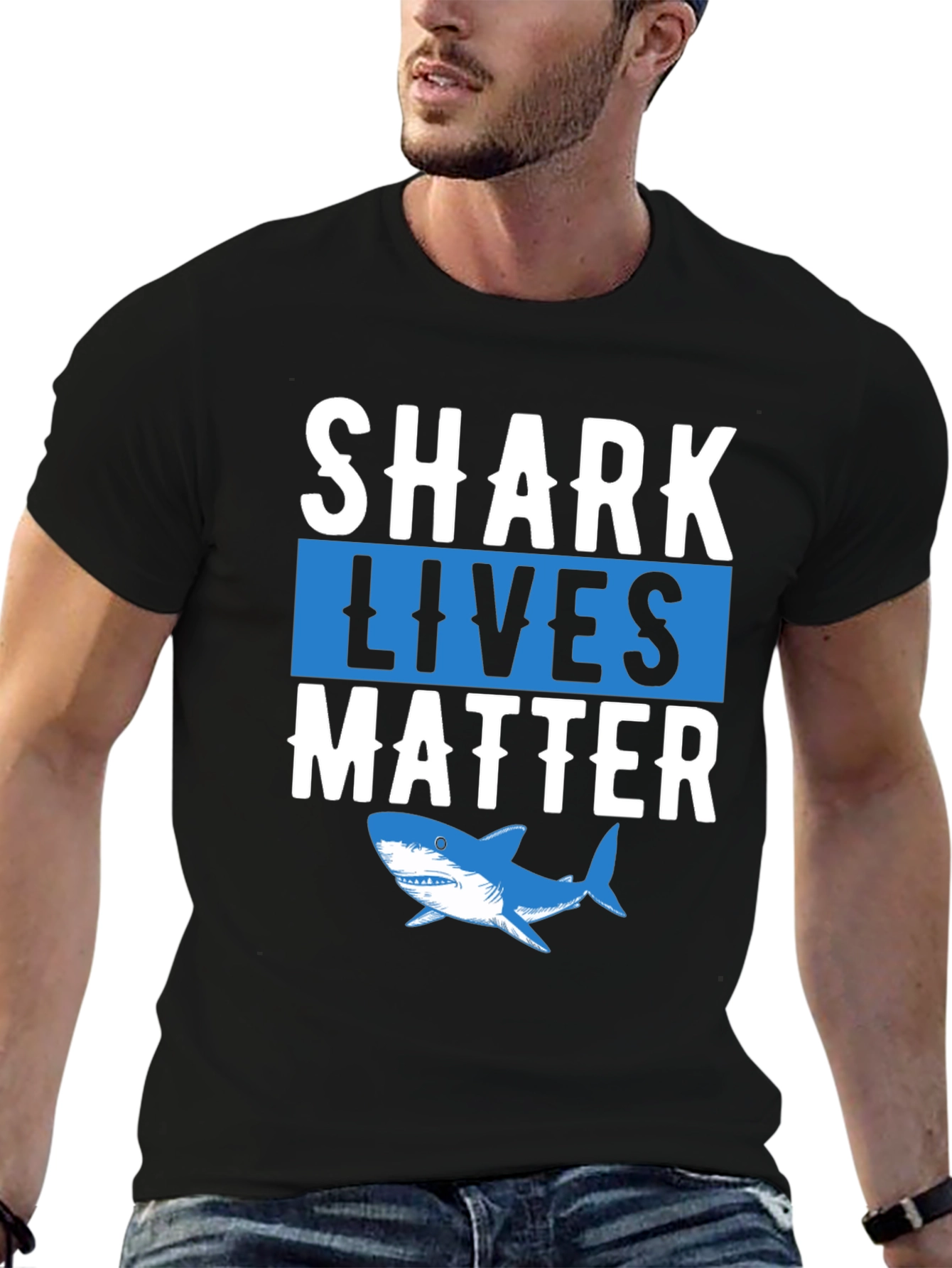 Shark Lives Matter Graphic T-Shirt