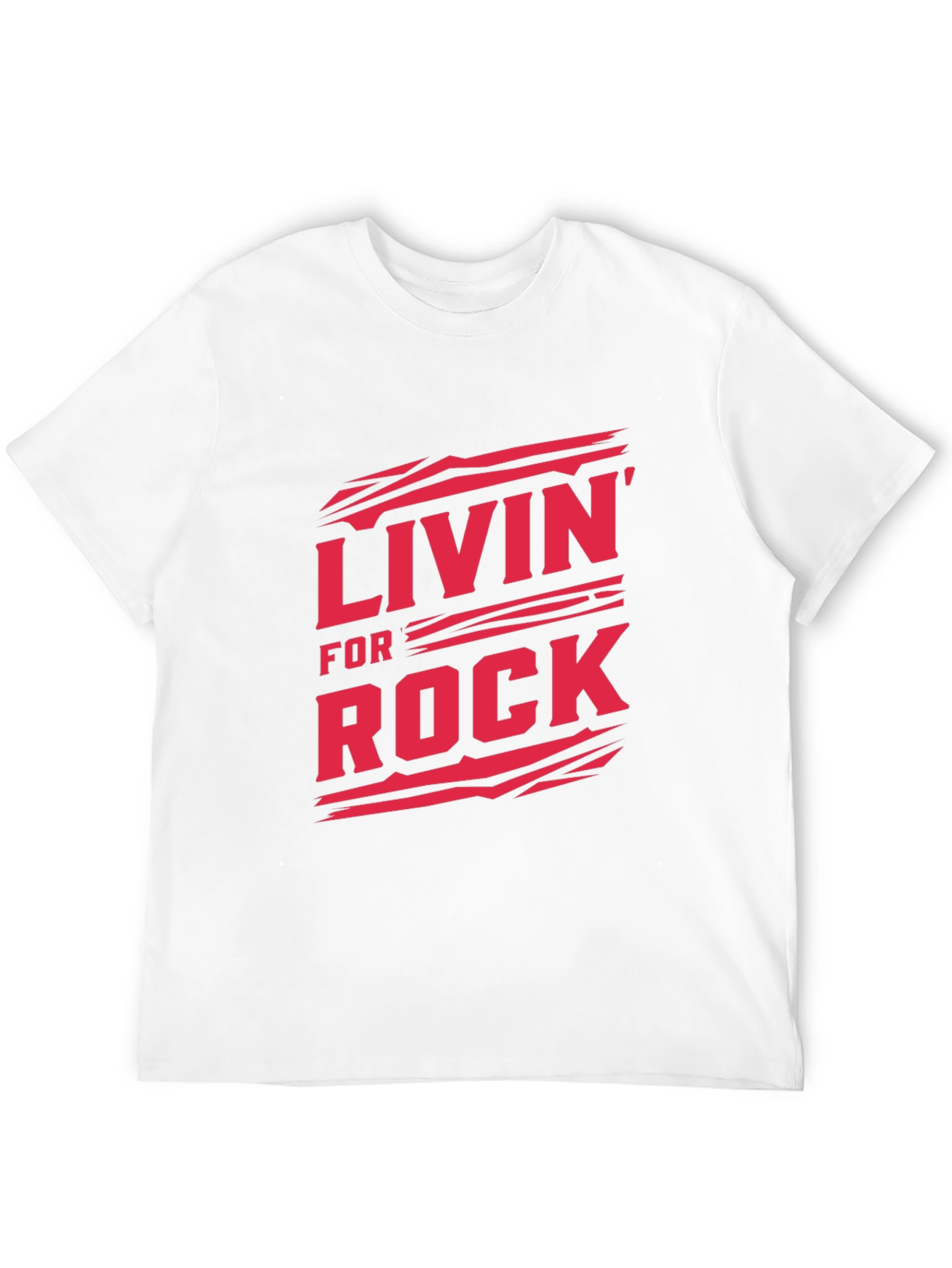Livin For Rock Graphic Tee - Black