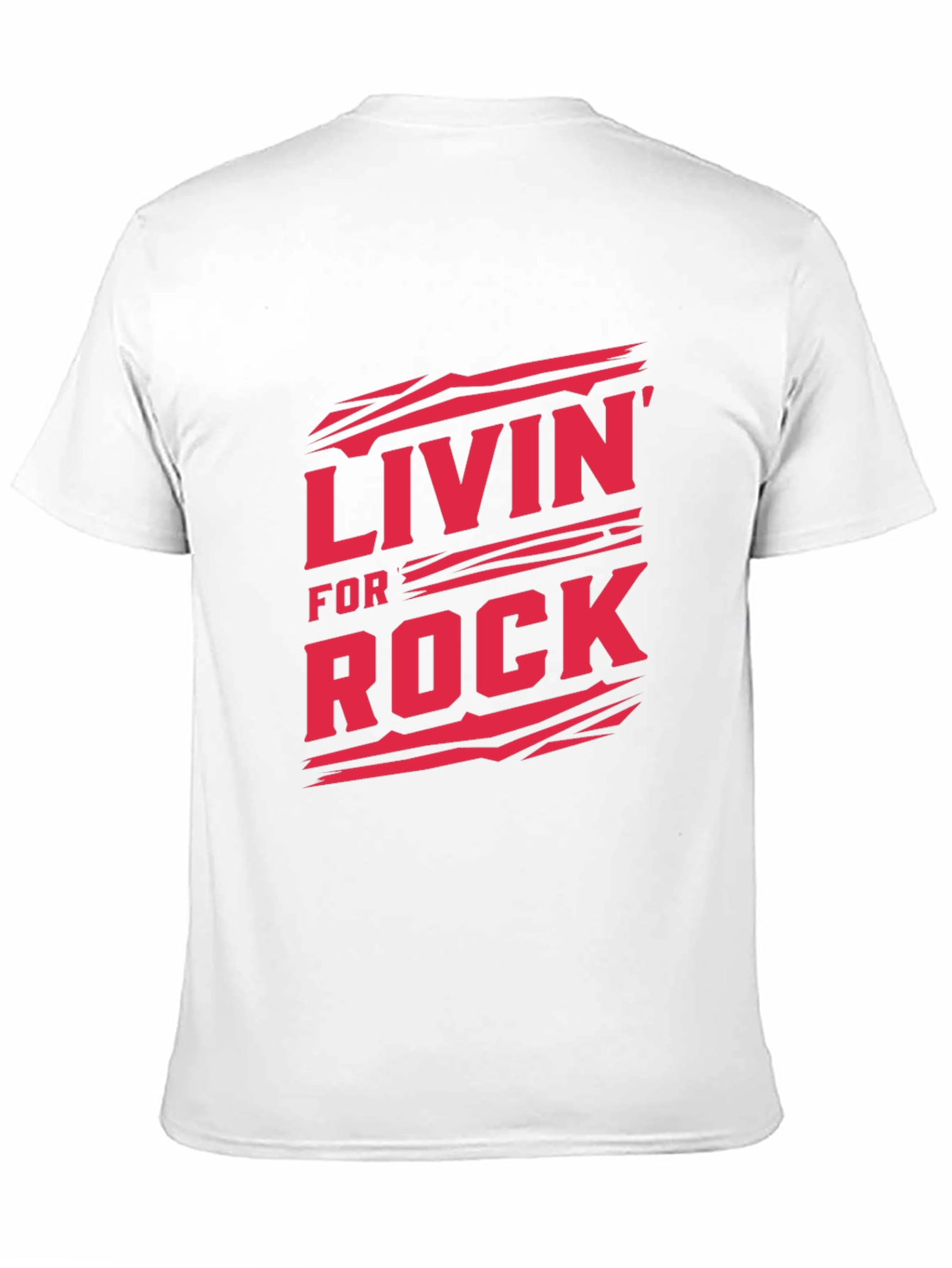 Livin For Rock Graphic Tee - Black