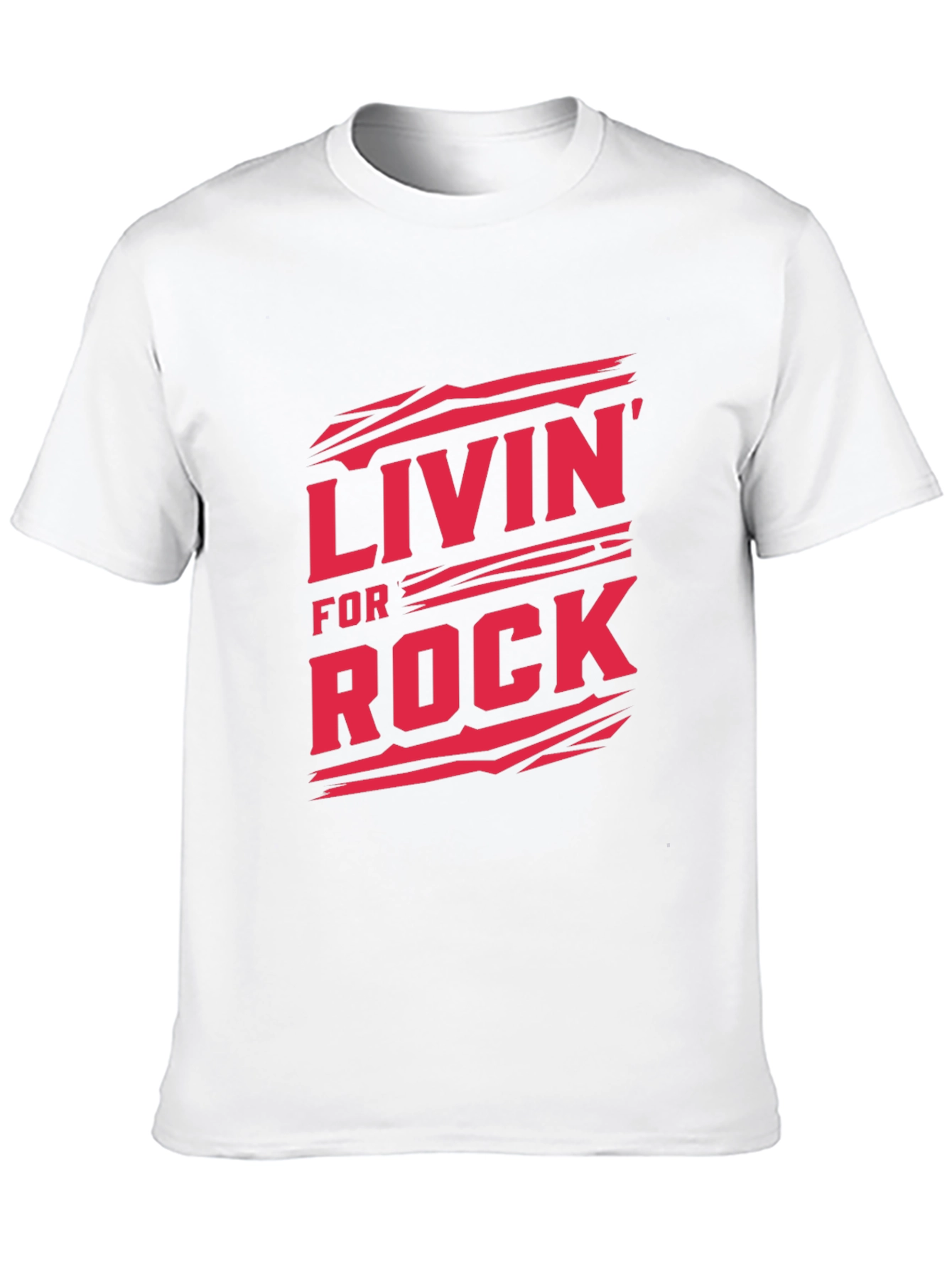 Livin For Rock Graphic Tee - Black