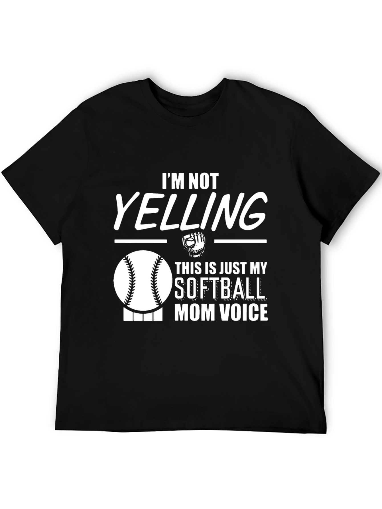 Softball Mom Voice T-Shirt