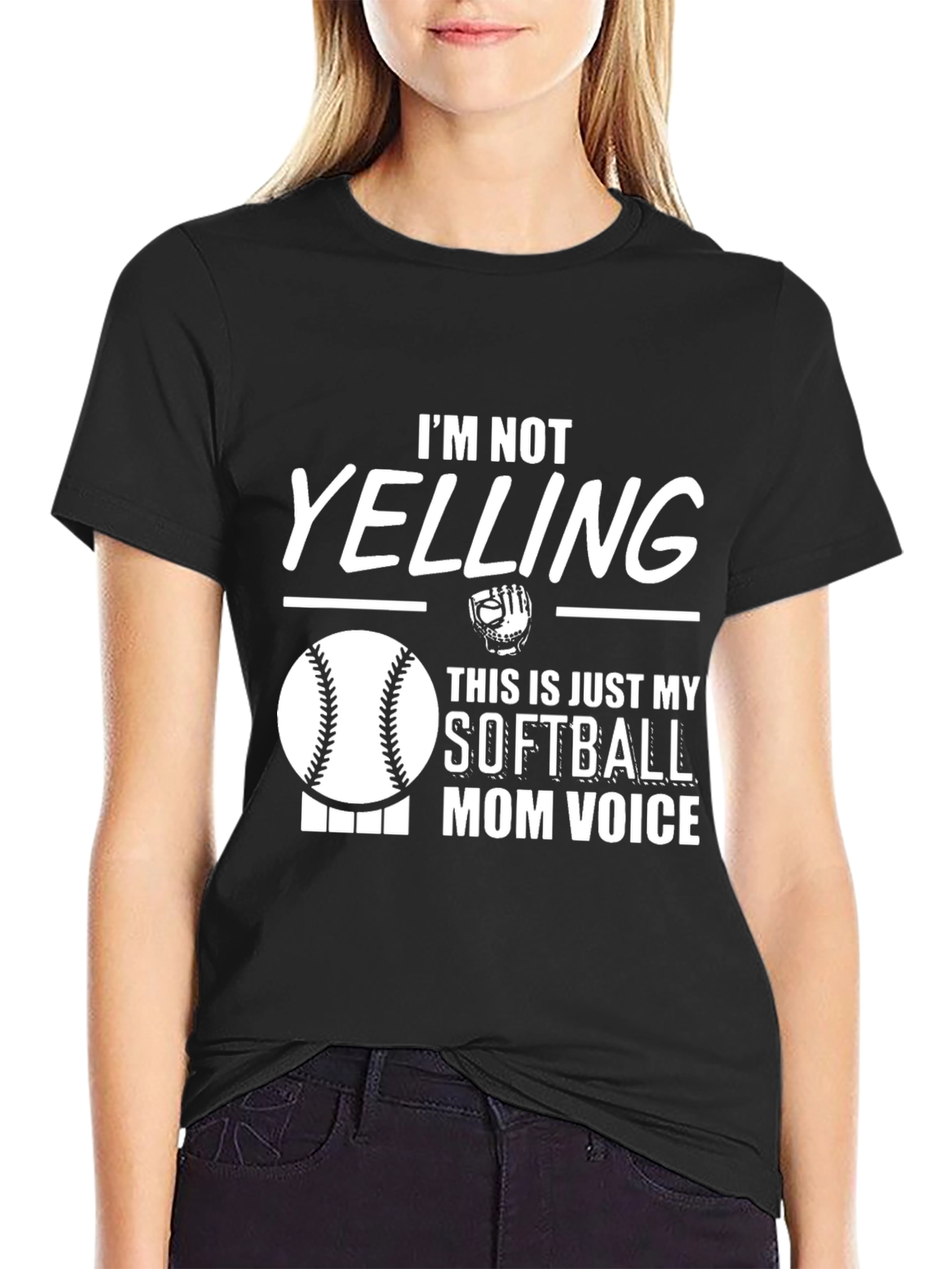 Softball Mom Voice T-Shirt