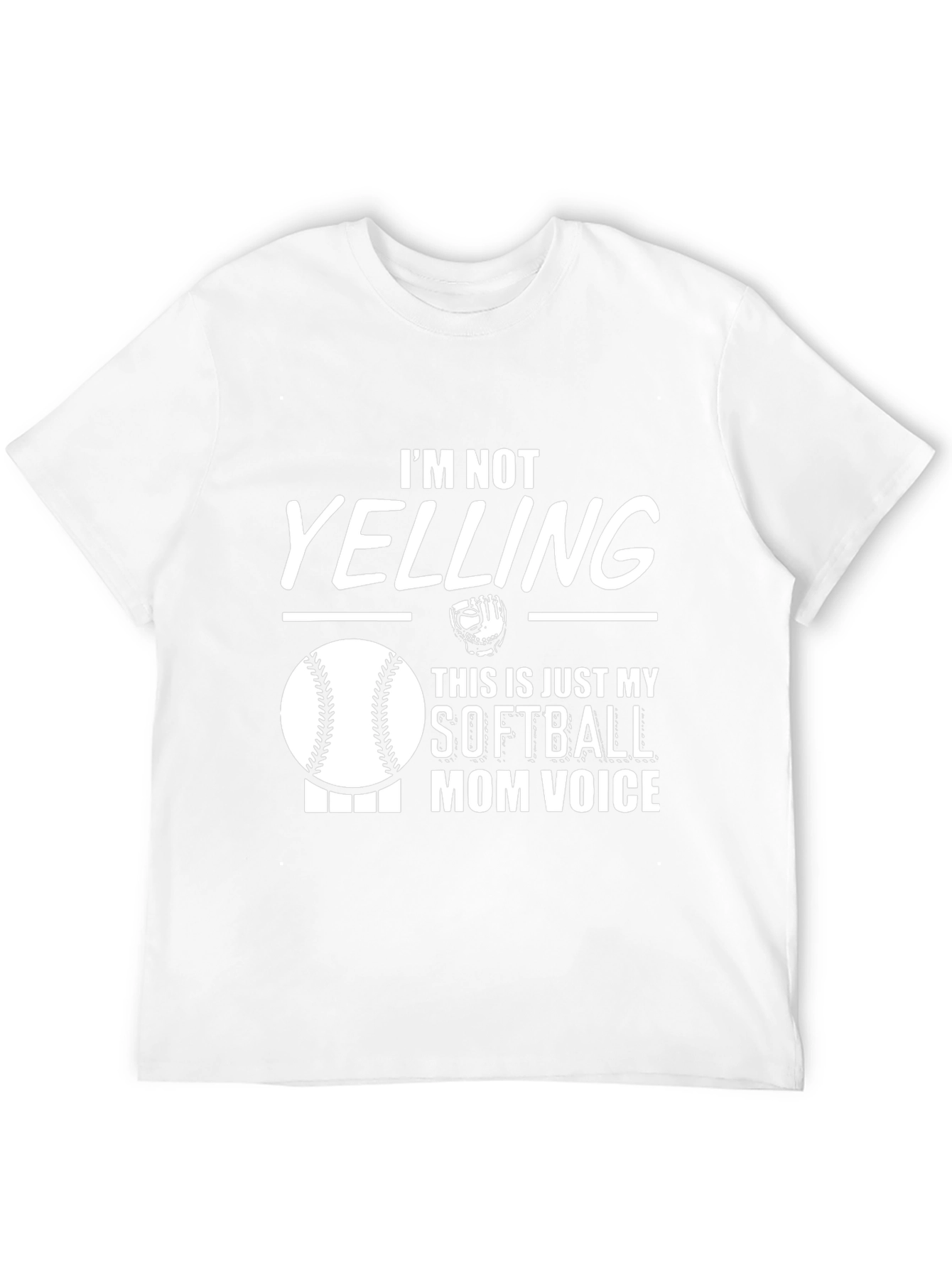 Softball Mom Voice T-Shirt