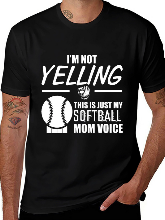 Softball Mom Voice T-Shirt
